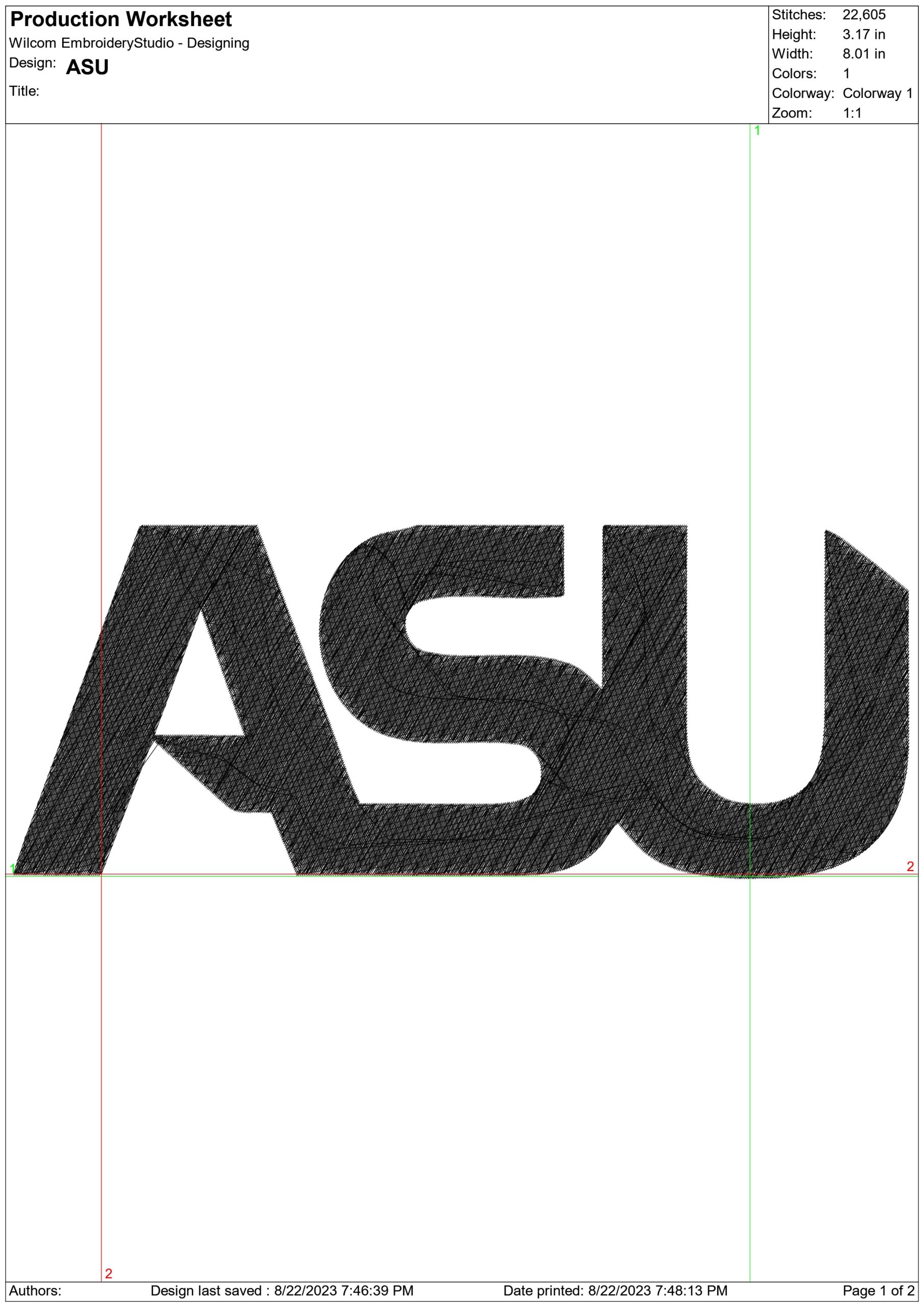 Alabama State Hornets embroidery design - Logo embroidery machine pattern ASU embroidery file - instant download in a frame — view 2