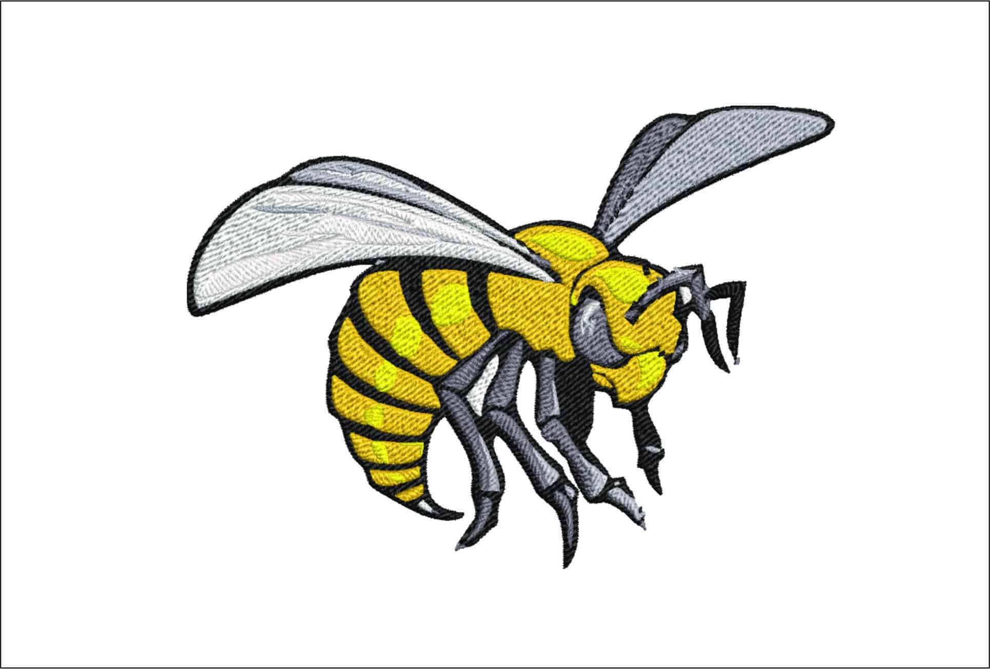 Alabama State Hornets embroidery design - Logo embroidery machine pattern ASU embroidery file - instant download in a frame