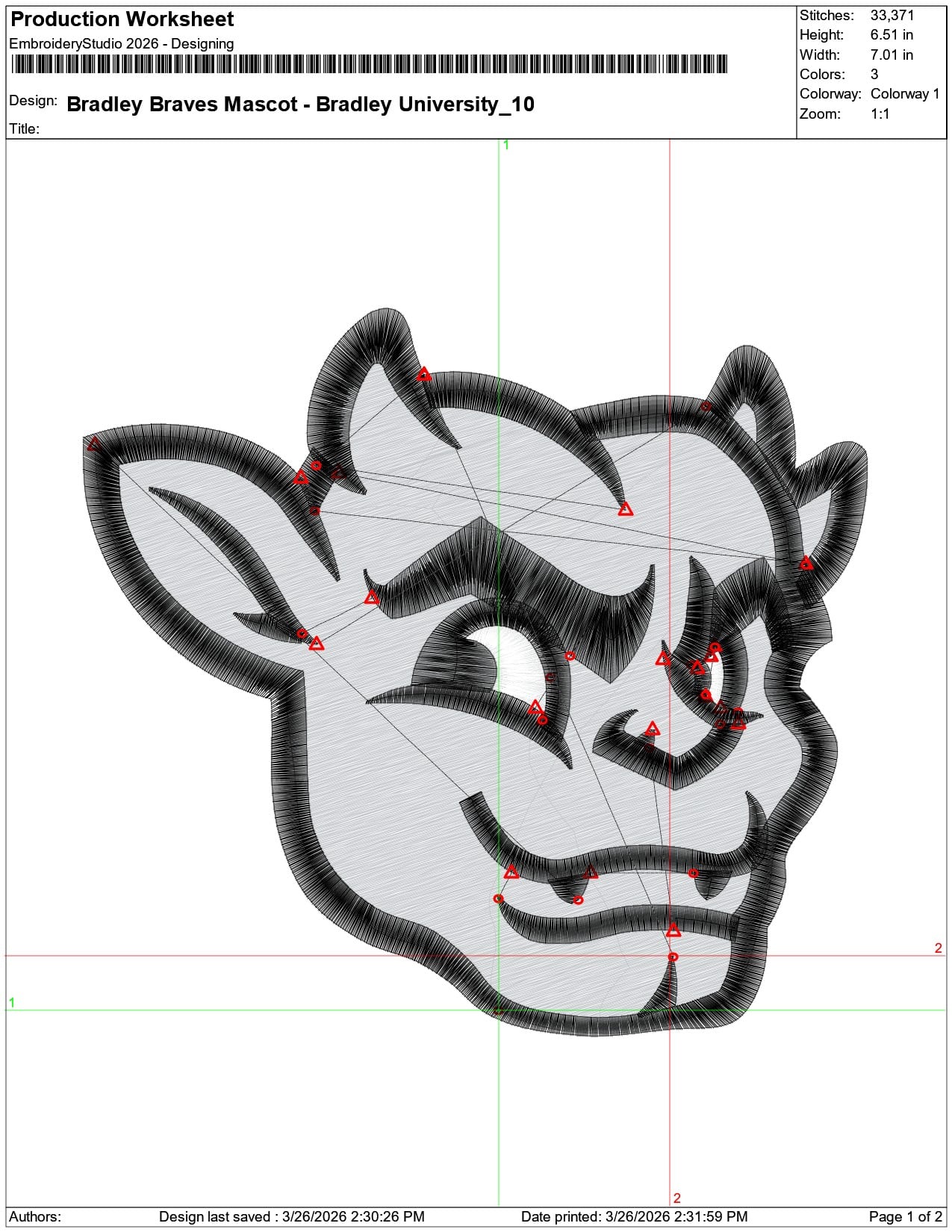 Bradley Braves Mascot Bradley University    - Elegant embroidery design file-instant download — view 3