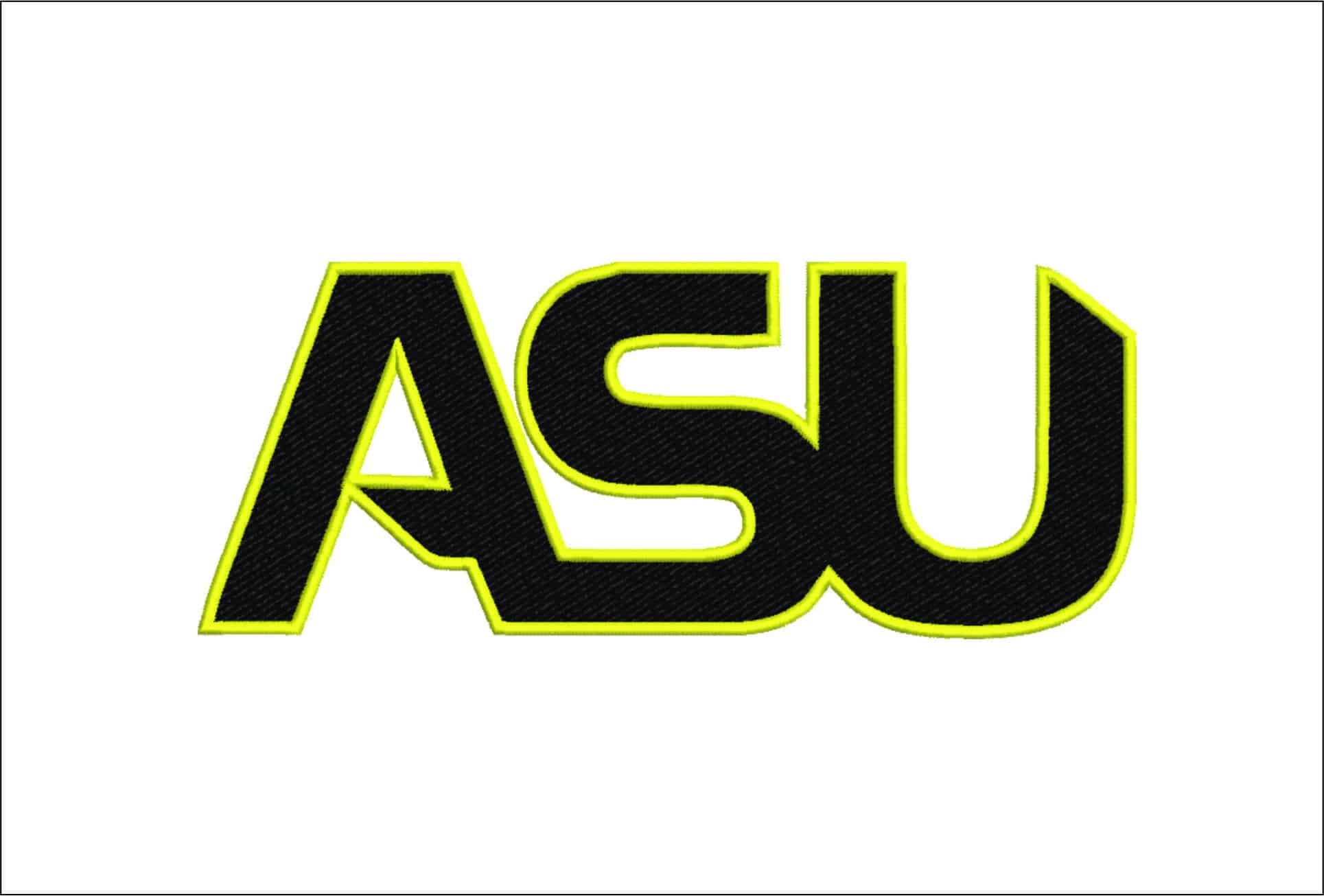 Alabama State Hornets embroidery design - Logo embroidery machine pattern ASU embroidery file - instant download in a frame