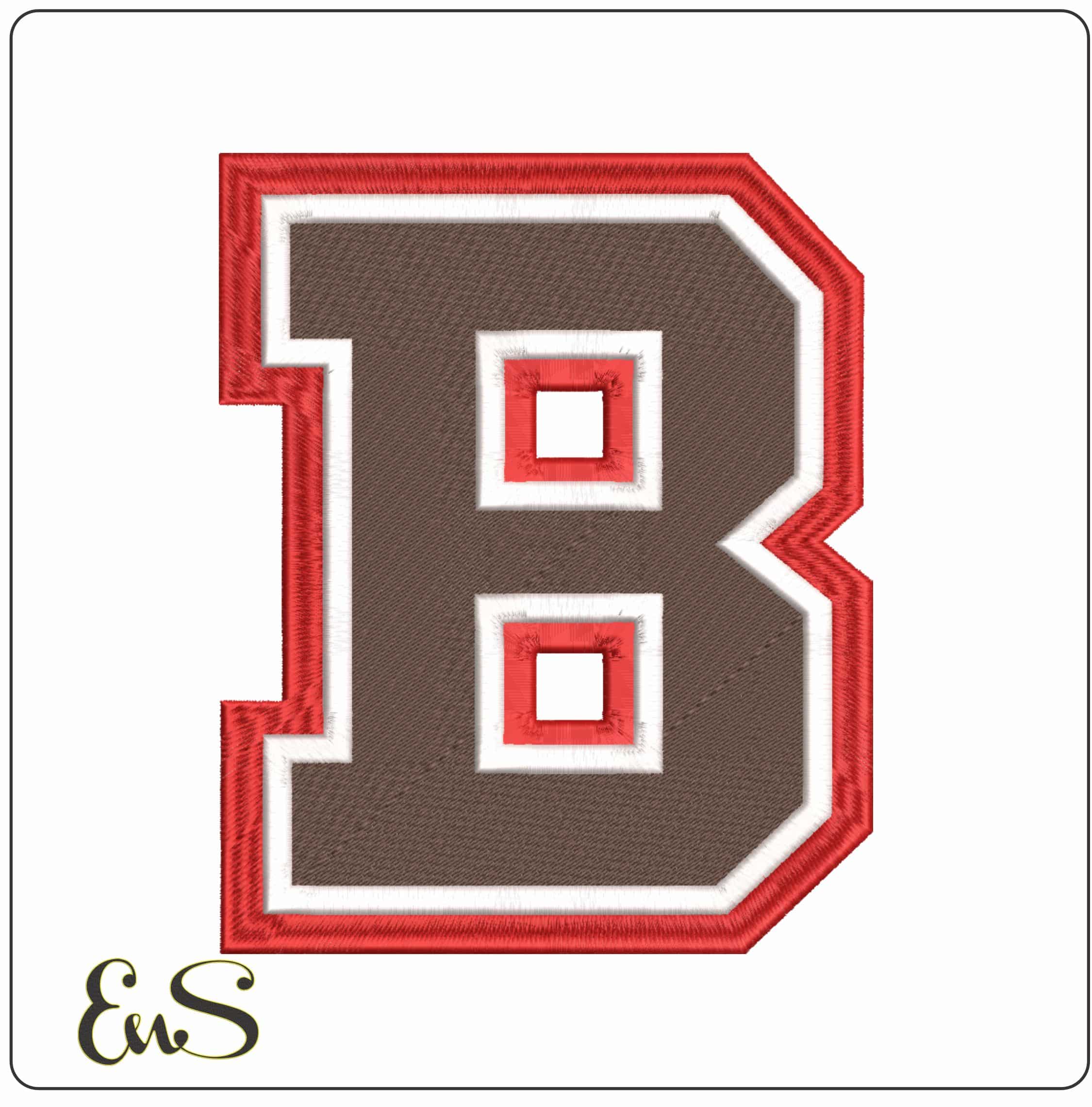 Brown Bears 2022 on Brown University    - Elegant embroidery design file-instant download