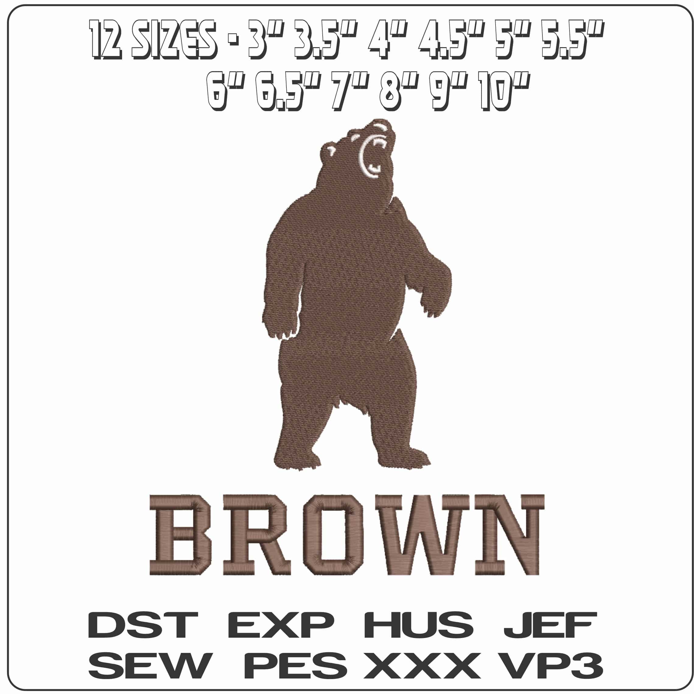 Bryant Bulldog Paw Alternative Bryant University    - Elegant embroidery design file-instant download — view 2