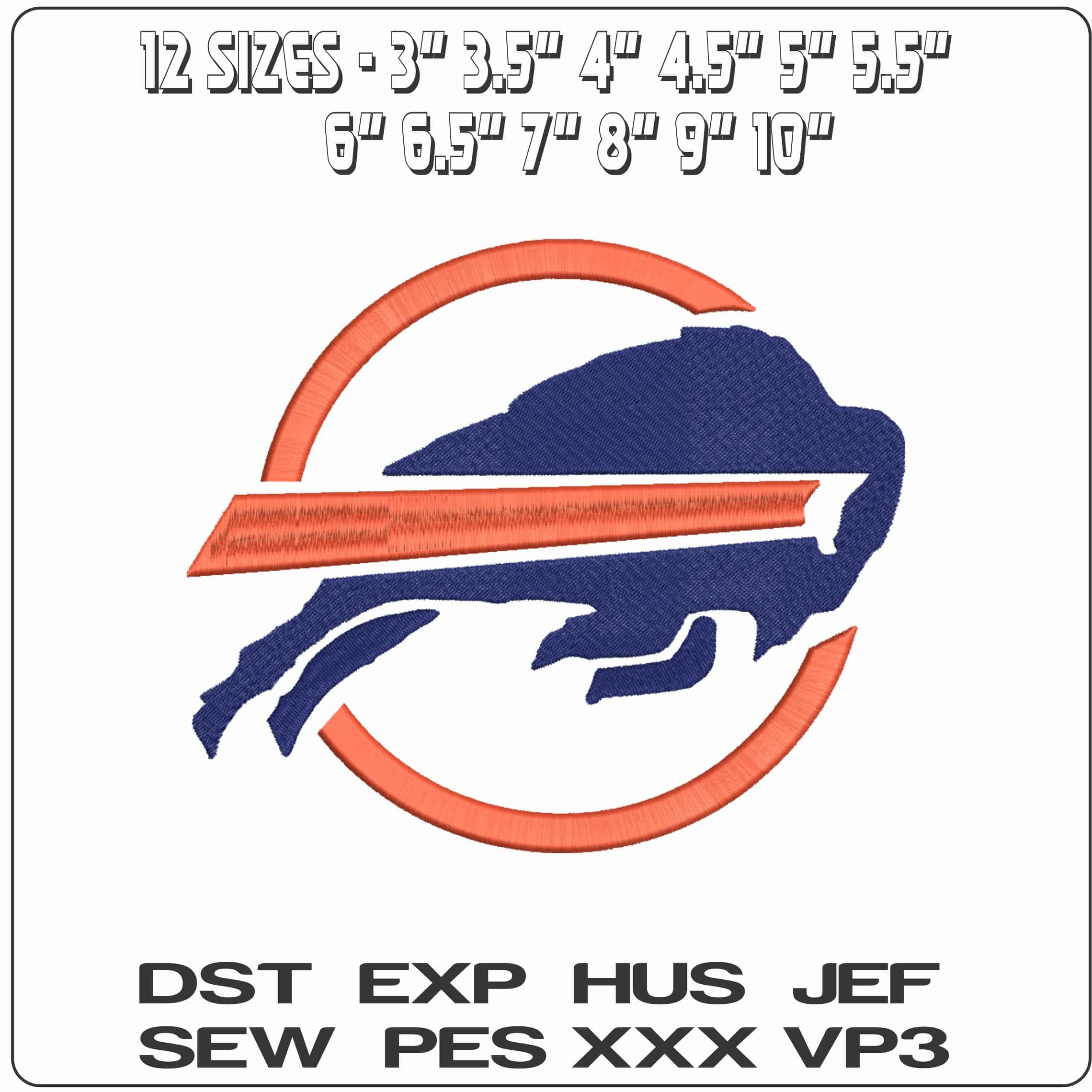 Bucknell Bisons 1989 2002 Bucknell University    - Elegant embroidery design file-instant download — view 2