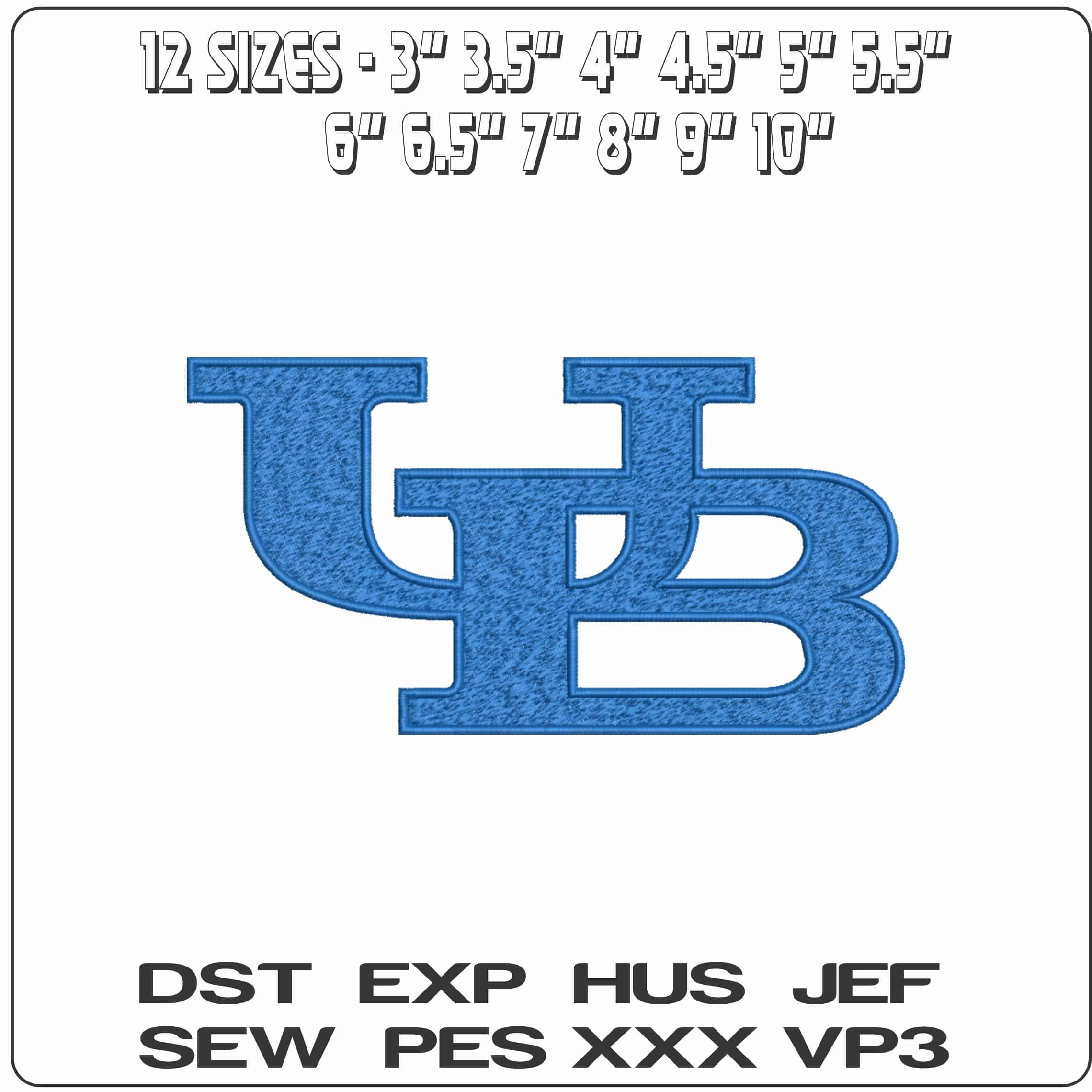 Buffalo Bulls 2007 on Buffalo University    - Elegant embroidery design file-instant download — view 2