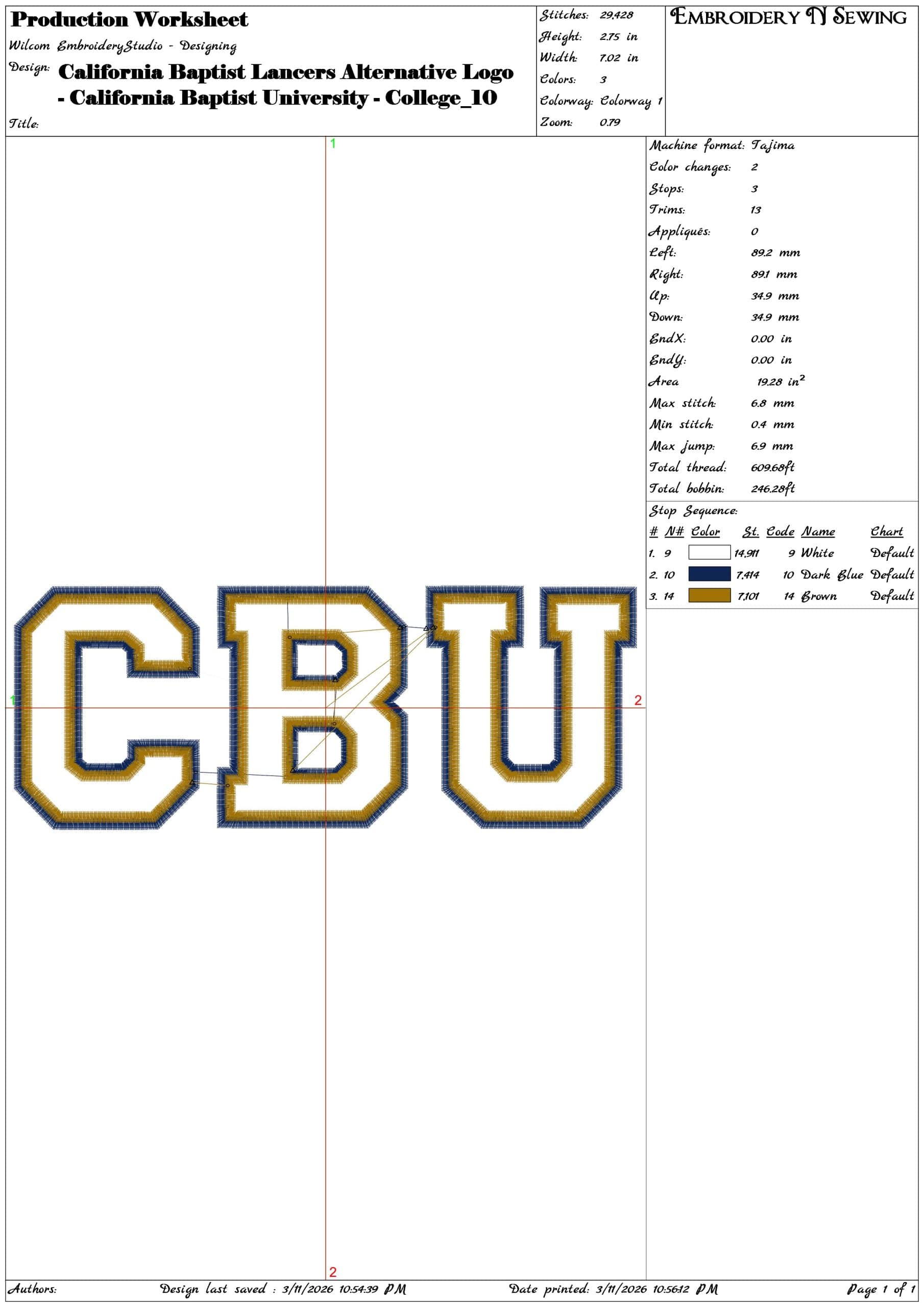 California Baptist Lancers Alternative Logo  University    - Elegant embroidery design file-instant download — view 3