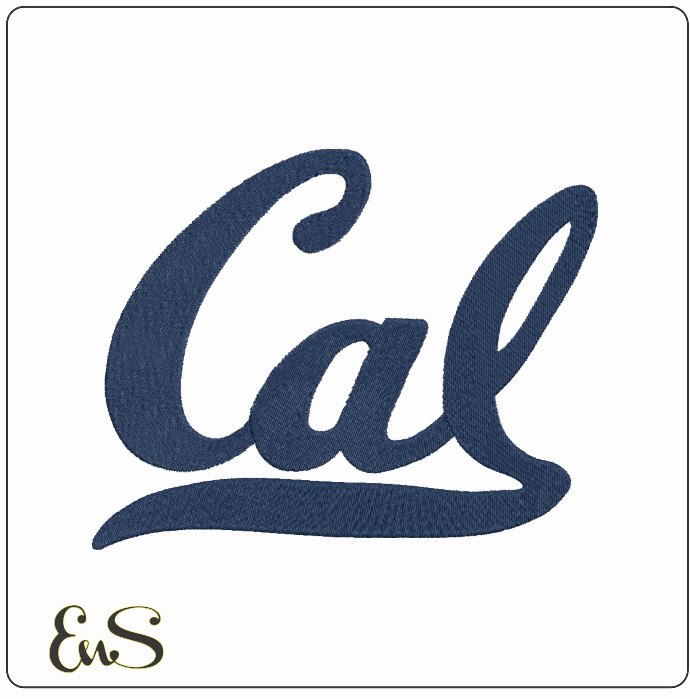 California Golden Bear 1978 on University of California Berkeley    - Elegant embroidery design file-instant download