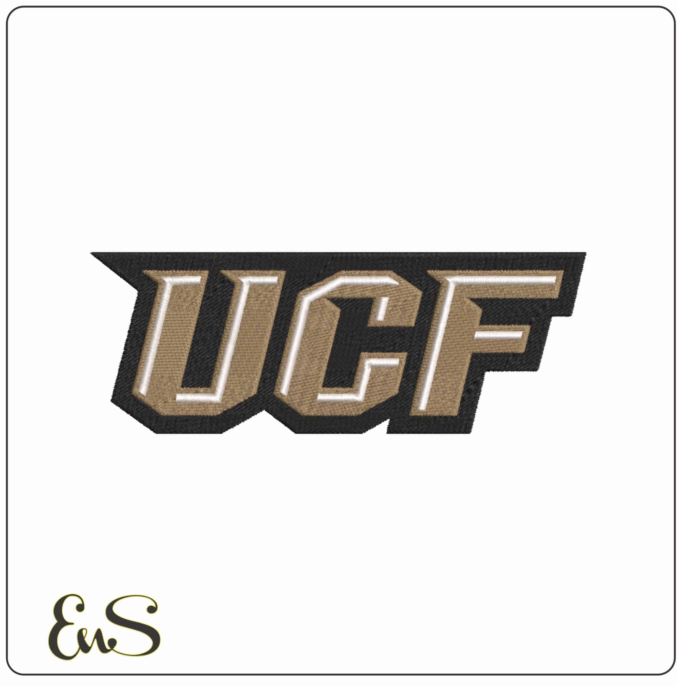 Central Florida Knights Alternative University    - Elegant embroidery design file-instant download