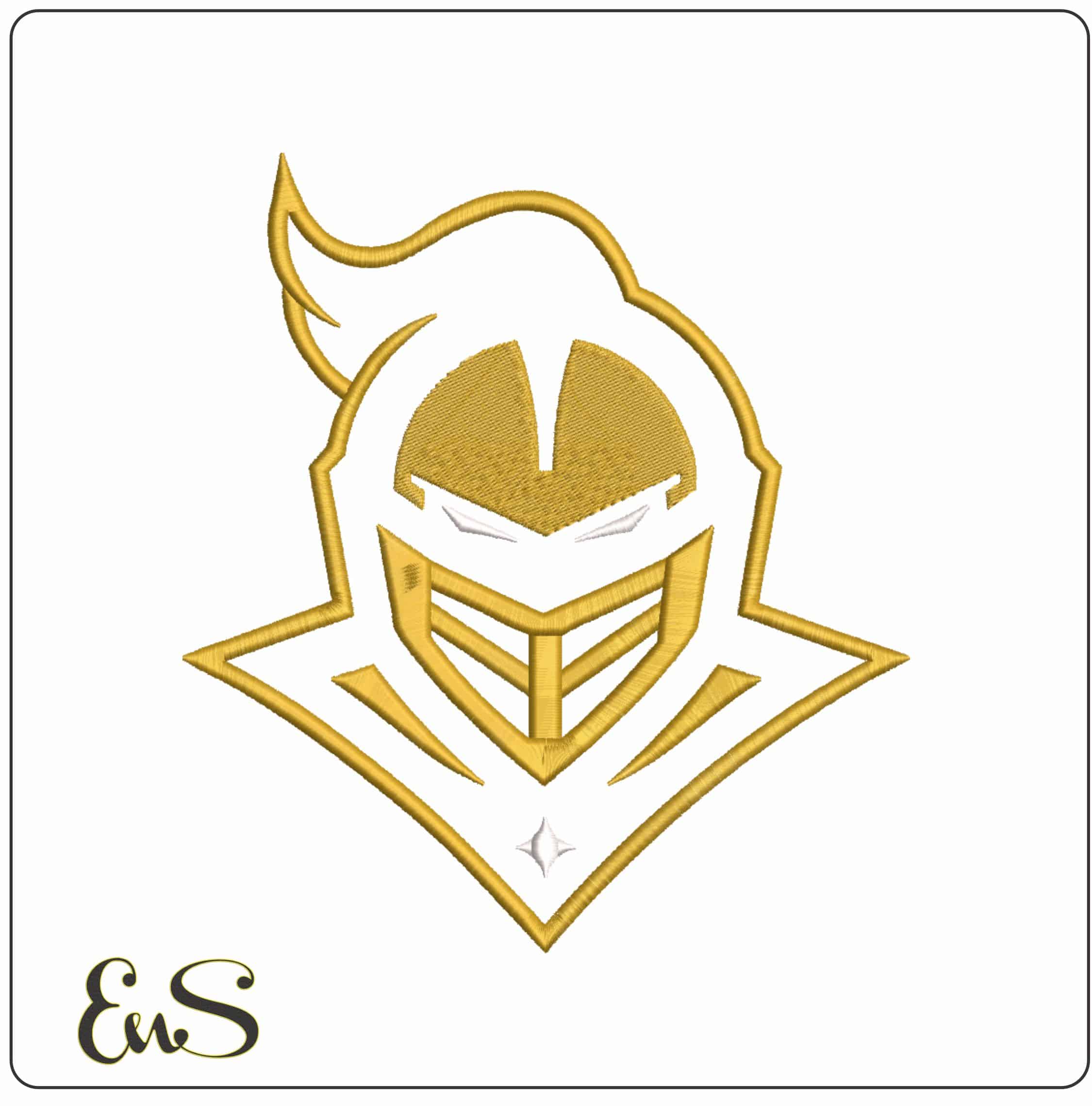 Central Florida Knights Knightro Mask University    - Elegant embroidery design file-instant download