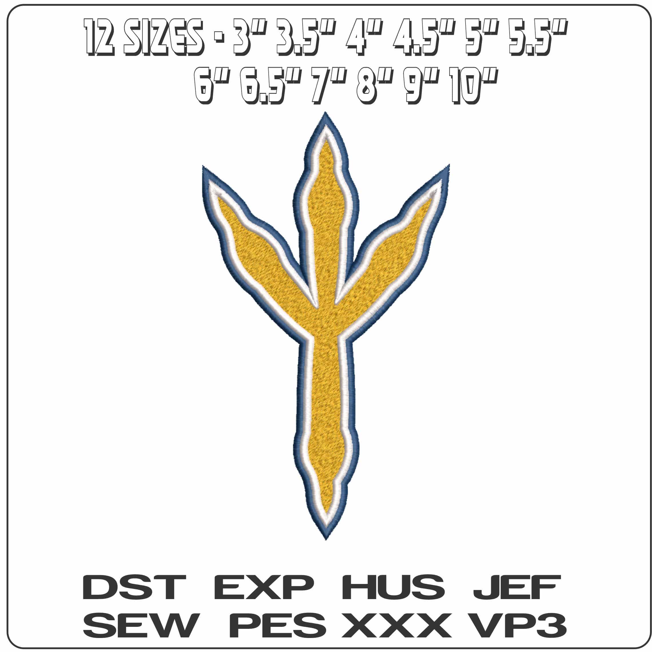 Chattanooga Mocs Alternative University of Tennessee    - Elegant embroidery design file-instant download — view 2