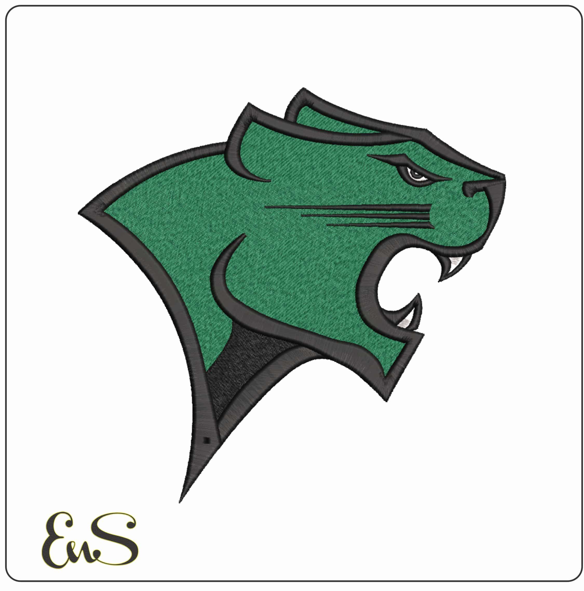 Chicago State Cougars 2009 on Chicago State University    - Elegant embroidery design file-instant download