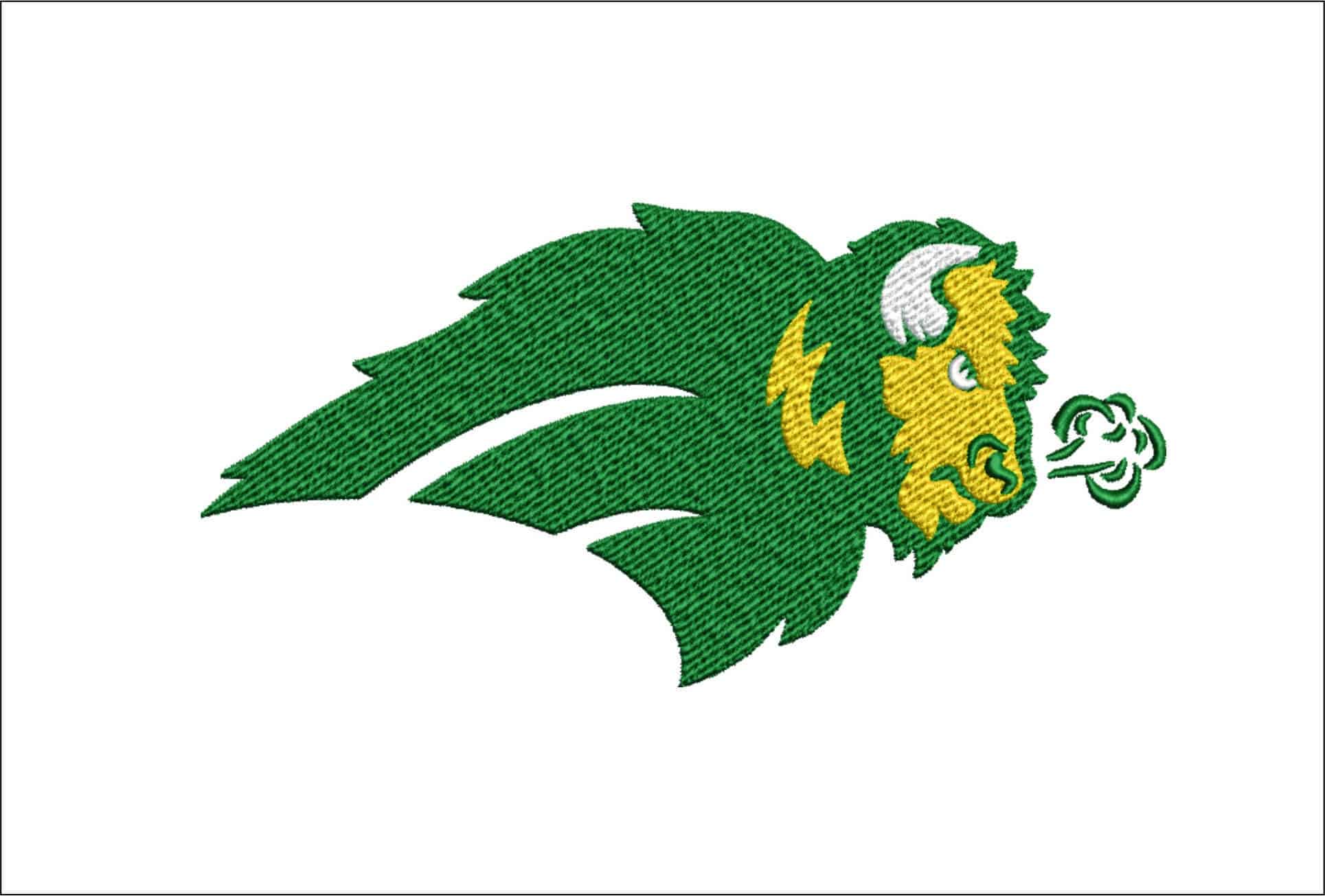 North Dakota State Bison embroidery design -North Dakota State University men's Football NCAA embroidery machine pattern embroidery file - instant download