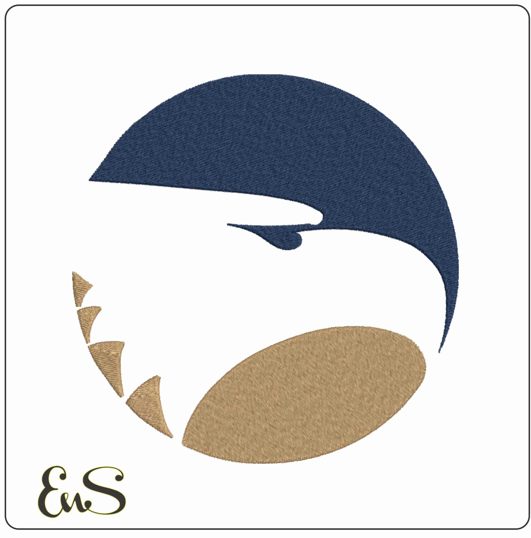 Georgia Southern Eagles 1982 1999 No Background University    - Elegant embroidery design file-instant download