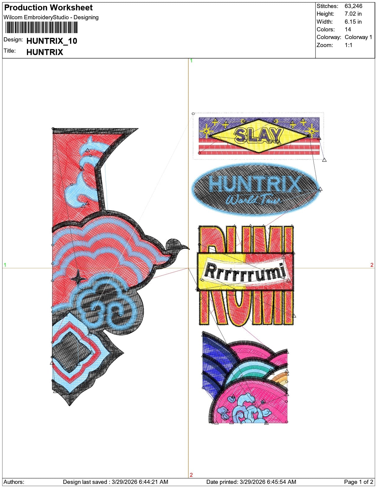 HUNTRIX    - Elegant embroidery design file-instant download — view 3