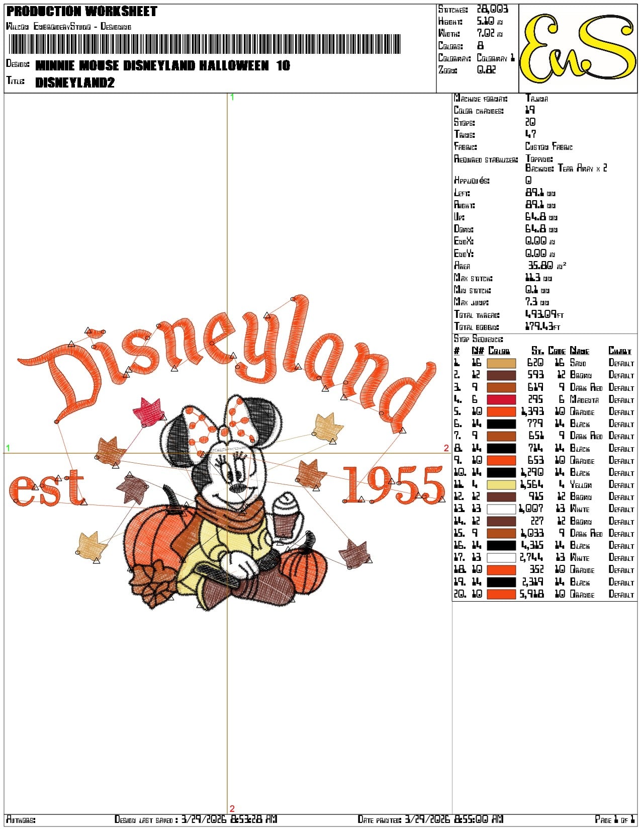 Minnie Mouse Disneyland Halloween    - Elegant embroidery design file-instant download — view 3