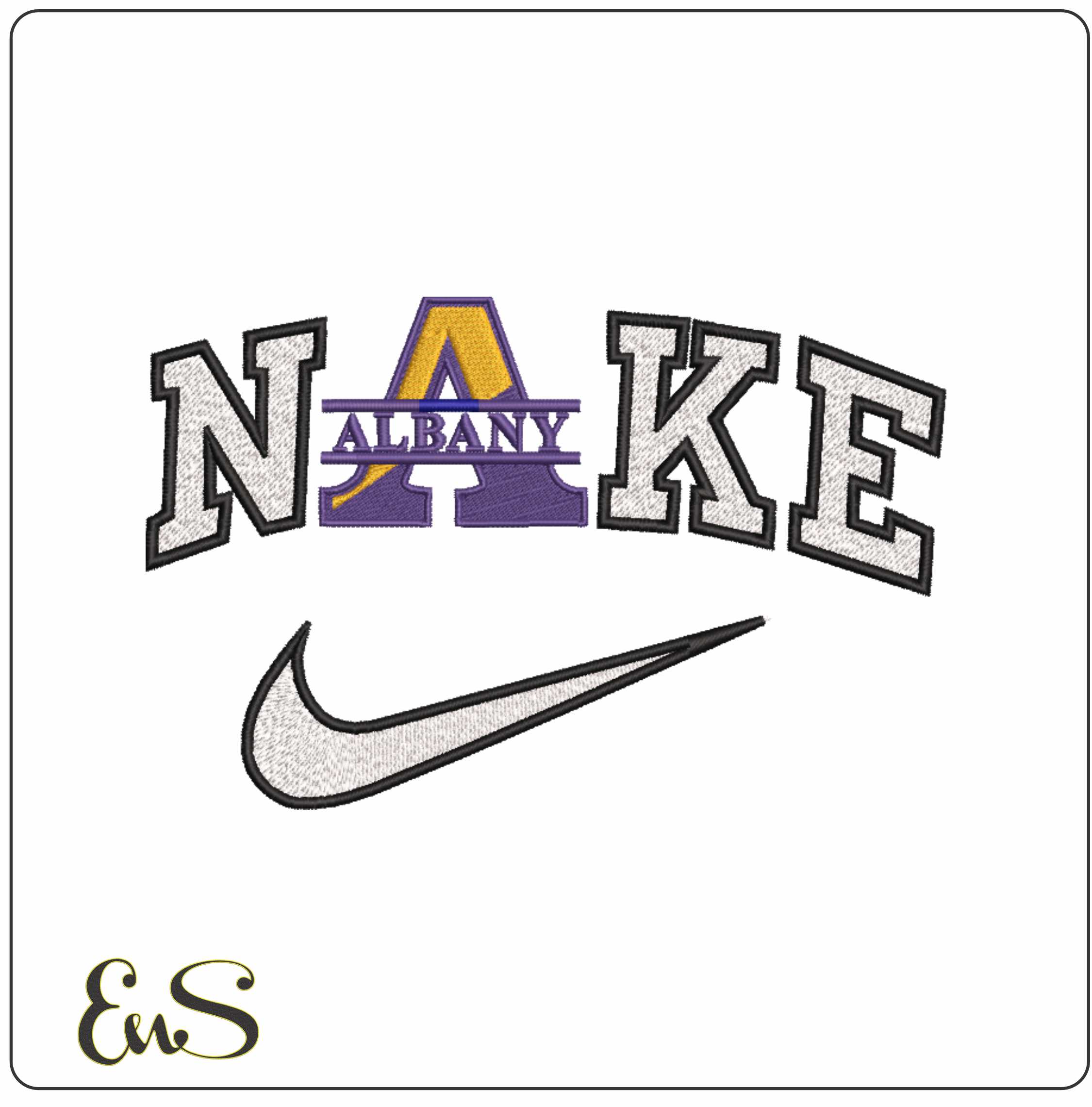 Nike Albany Great Danes 1993 2002 University   - Elegant embroidery design file-instant download