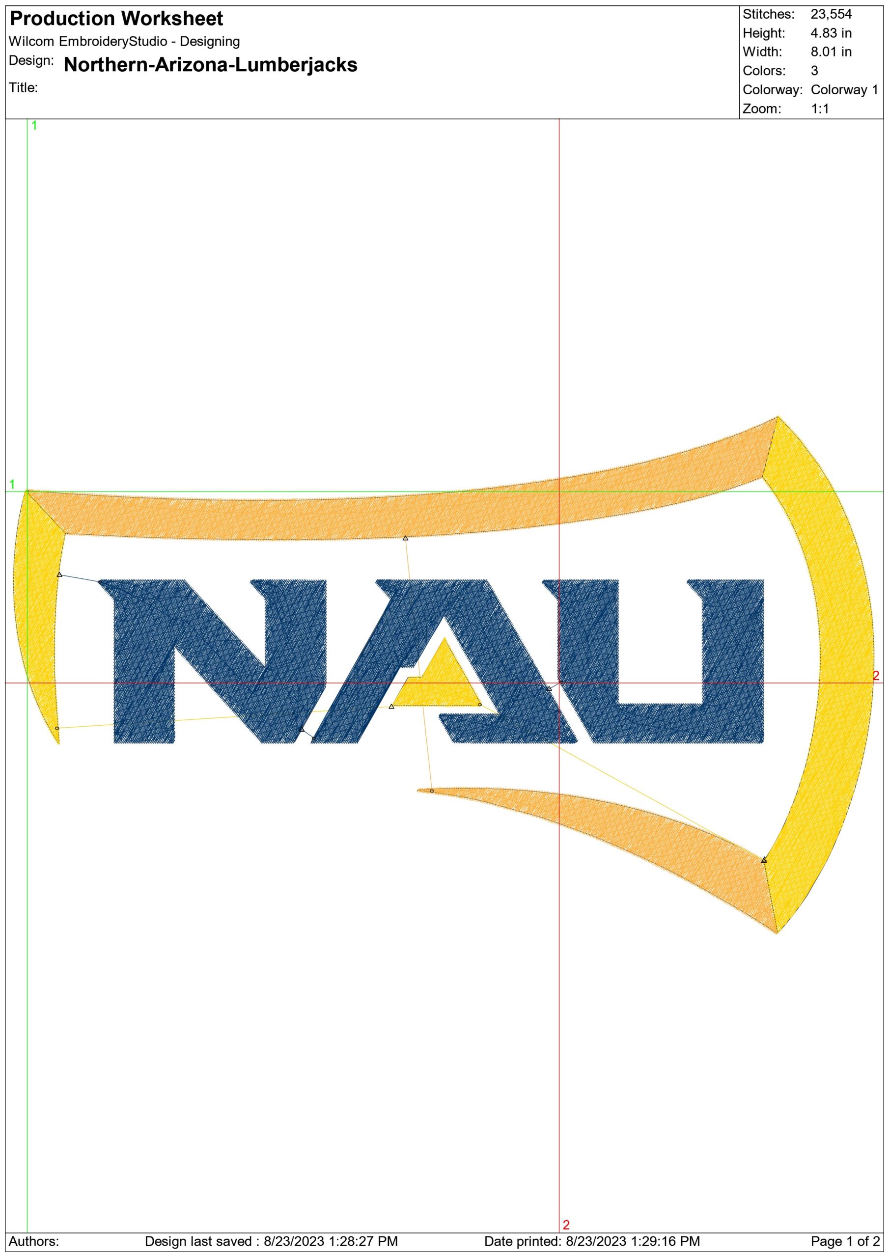 Northern Arizona Lumberjacks University embroidery design -Northern Arizona Lumberjacks University, men's Football embroidery machine pattern embroidery file - instant download — view 2