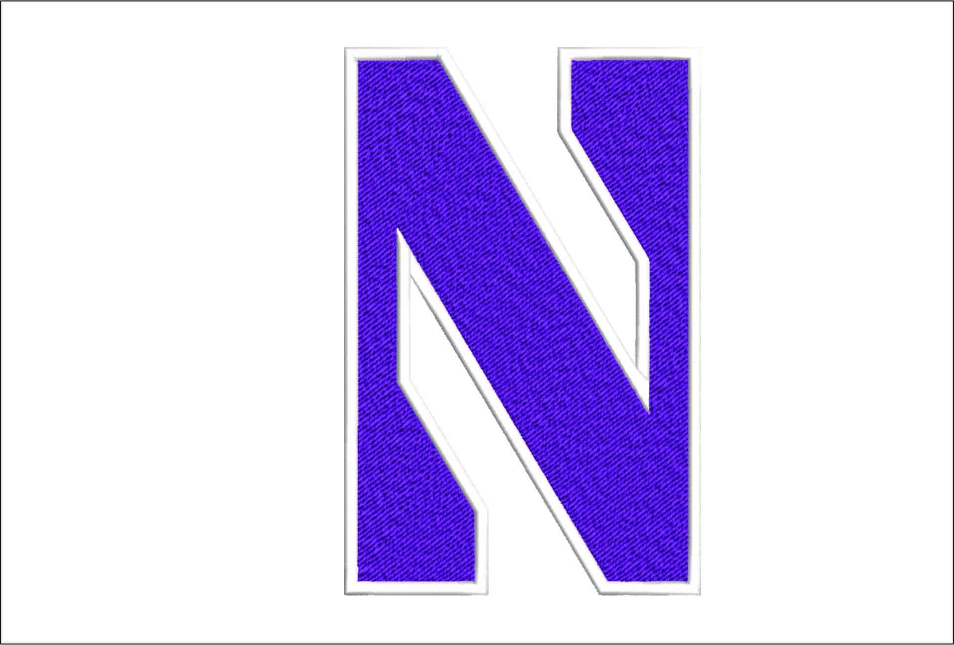 Northwestern Wildcats  University embroidery design -Northwestern Wildcats University, men's Football embroidery machine pattern embroidery file - instant download