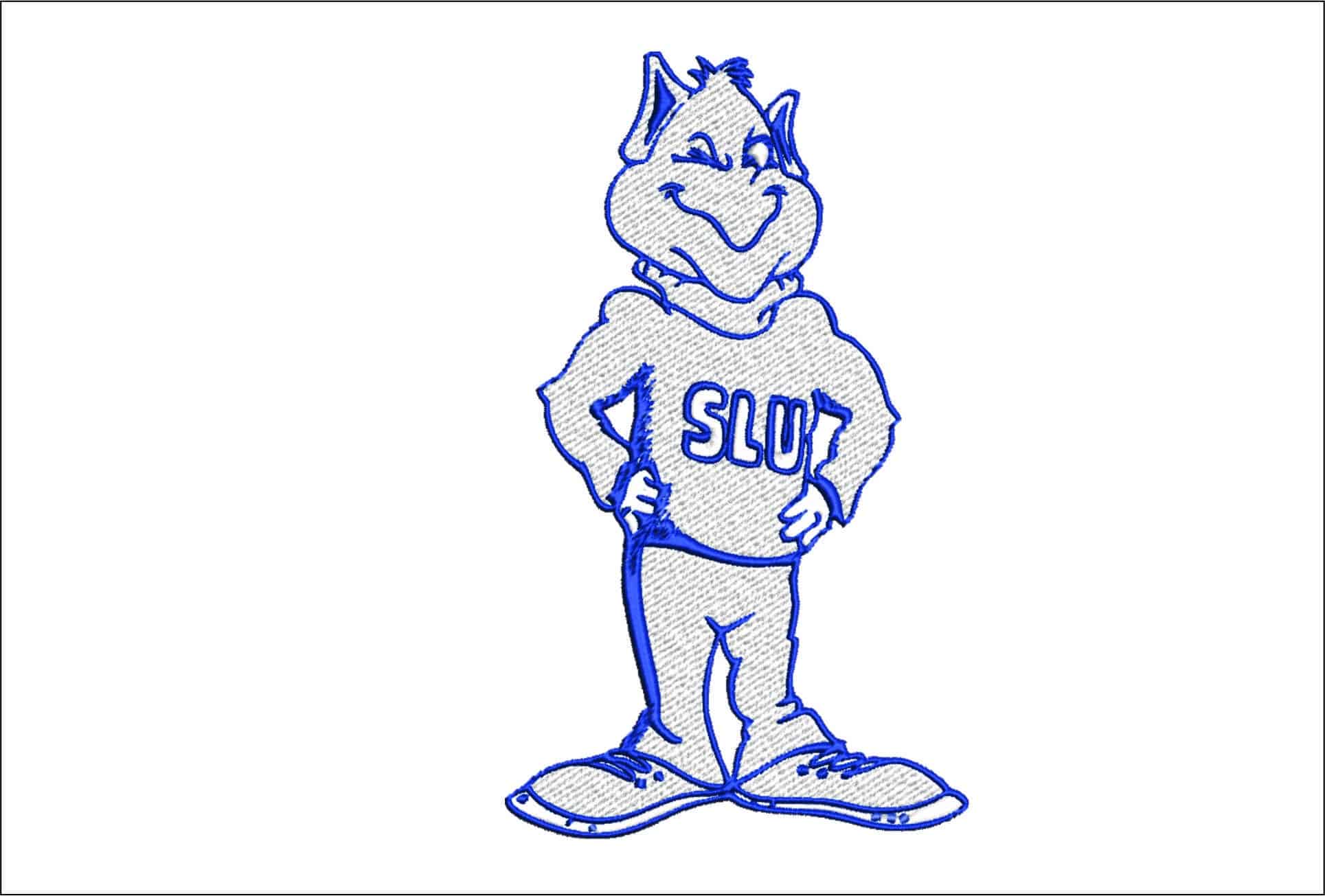 Saint Louis Billikens embroidery design -Saint Louis Billikens University men's football embroidery machine pattern embroidery file - instant download