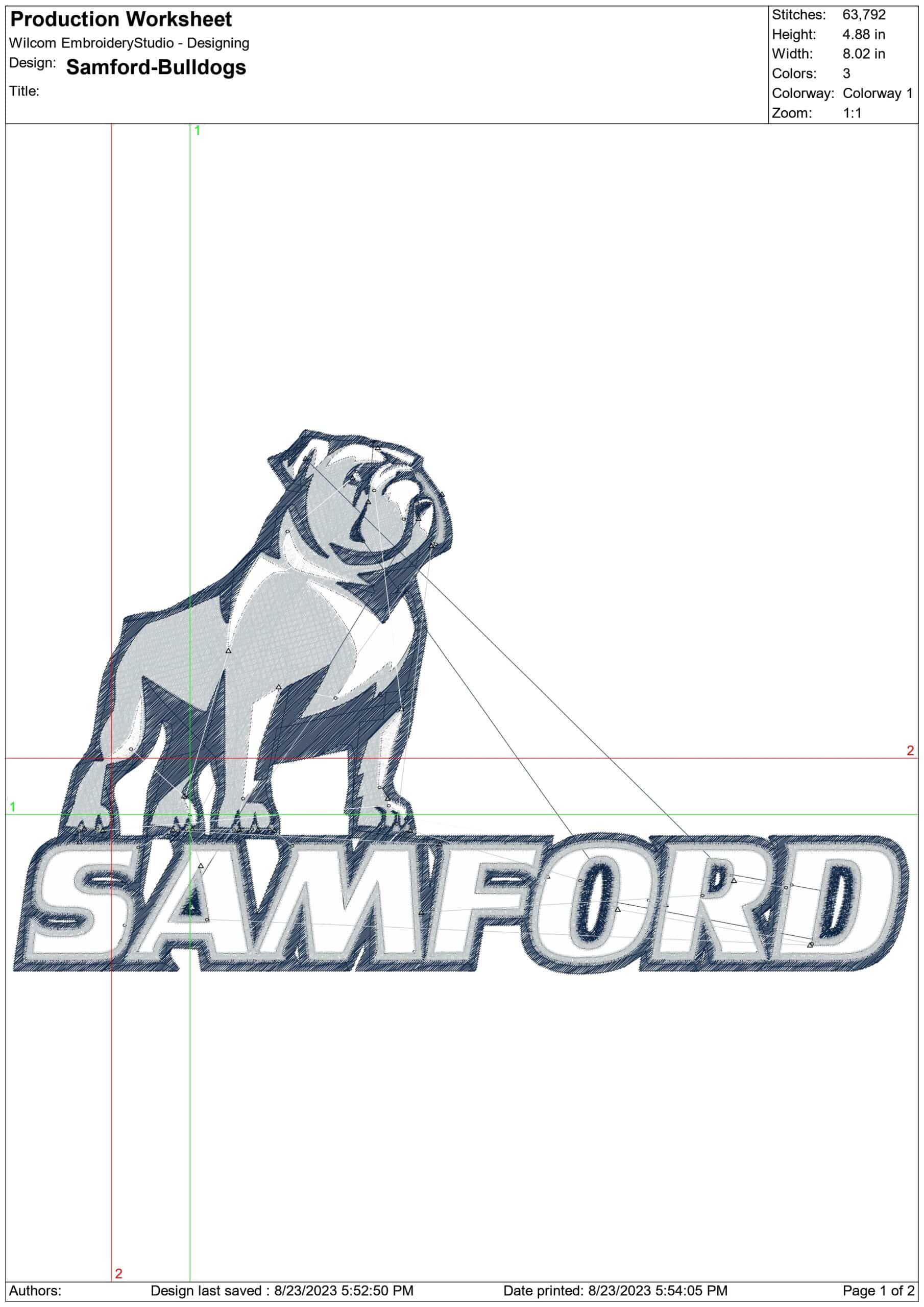 Samford University embroidery design -Samford  University  embroidery machine pattern embroidery file - instant download — view 2