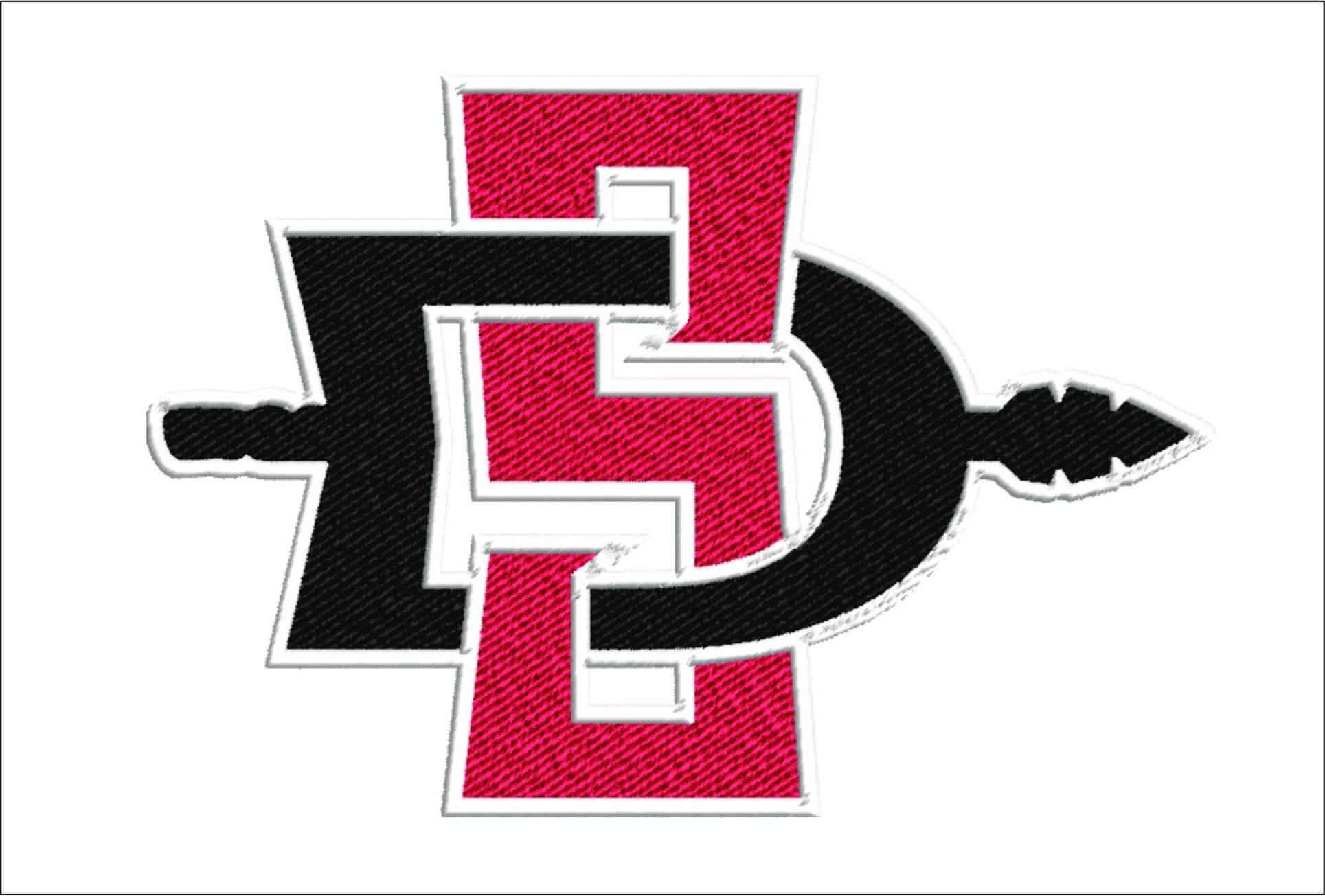 San Diego State Aztecs  embroidery design -San Diego State Aztecs University men's Football embroidery machine pattern embroidery file - instant download
