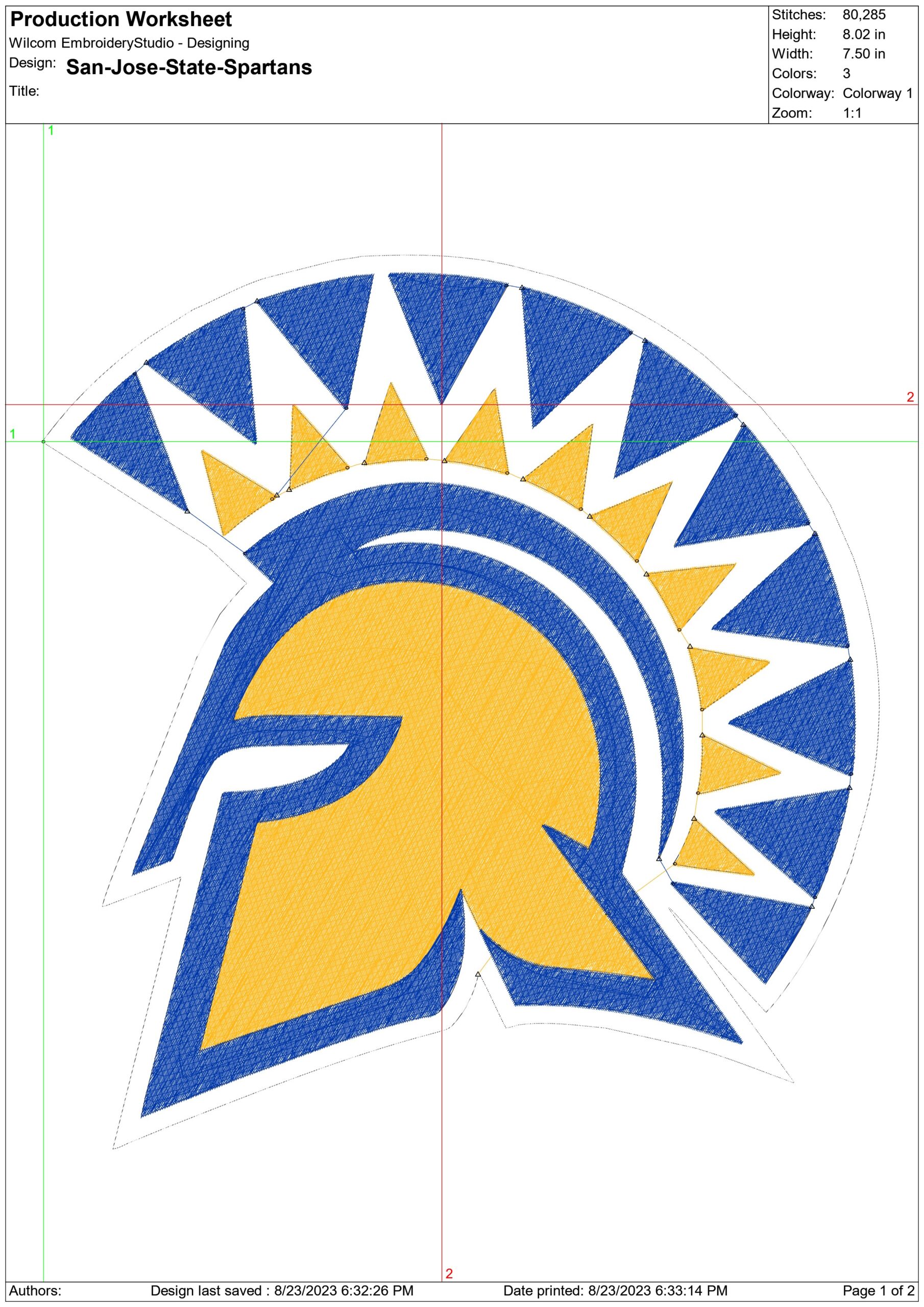 San Jose State Spartans embroidery design -San Jose State Spartans University men's Football embroidery machine pattern embroidery file - instant download — view 2