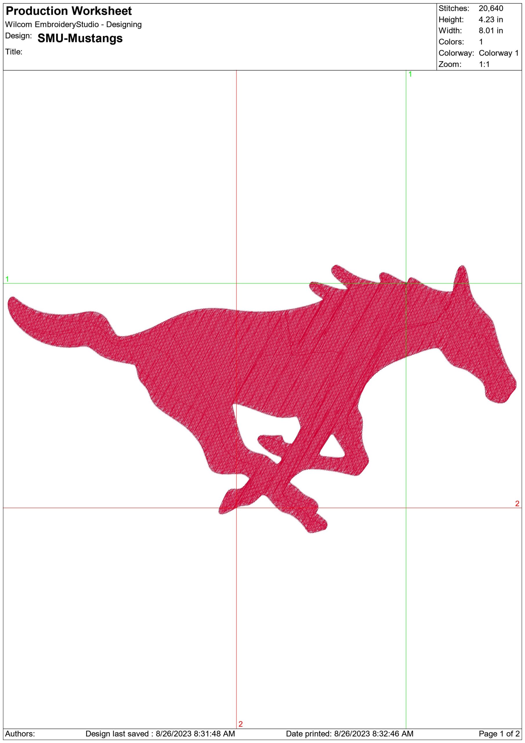 SMU Mustangs embroidery design -SMU Mustangs University men's football embroidery machine pattern embroidery file - instant download — view 2