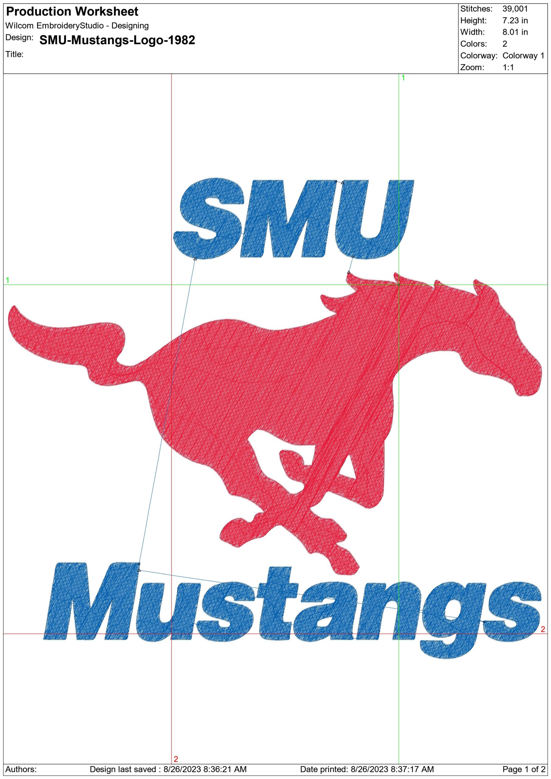 SMU Mustangs embroidery design -SMU Mustangs University men's football embroidery machine pattern embroidery file - instant download — view 2