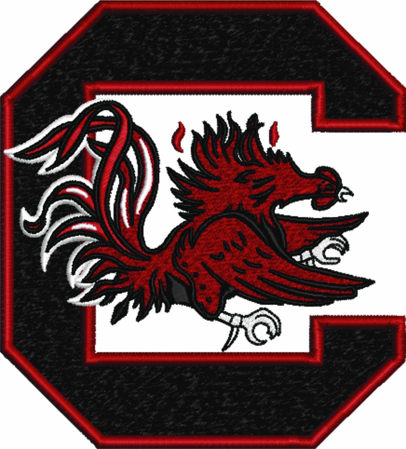 South Carolina Gamecocks embroidery design -South Carolina Gamecocks University men's football embroidery machine pattern embroidery file - instant download