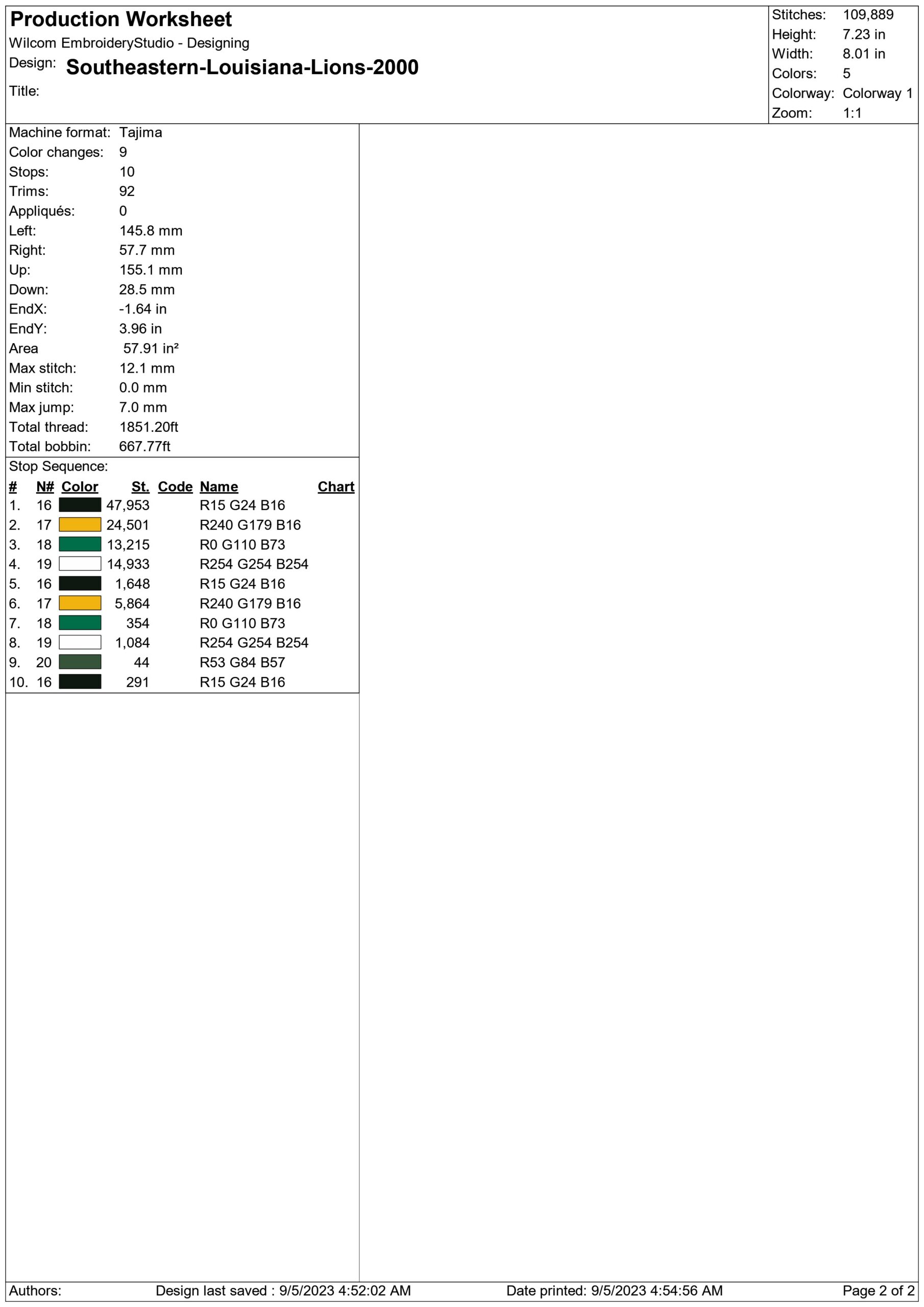Southeastern Louisiana Lions embroidery design -Southeastern Louisiana Lions University men's football embroidery machine pattern embroidery file - instant download — view 3