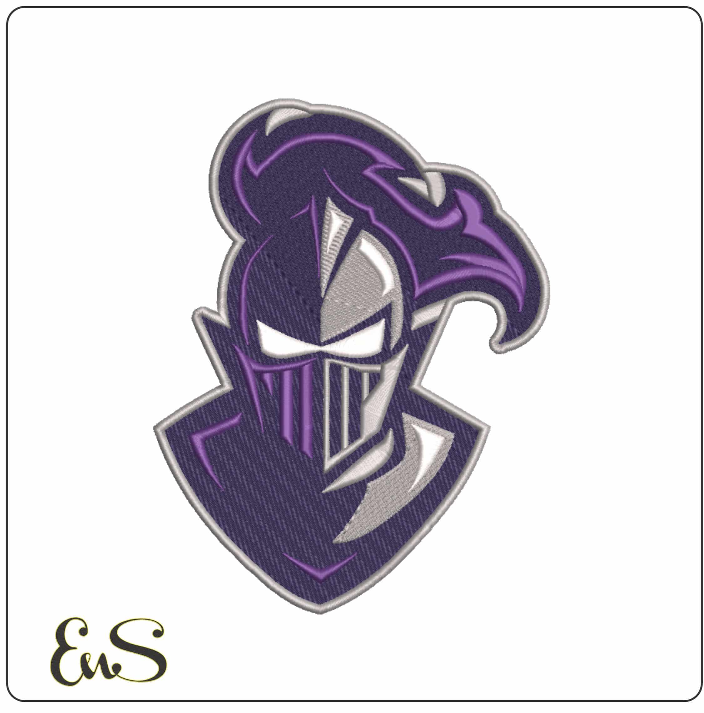 Furman Paladins alternate Furman University - Elegant embroidery design file-instant download
