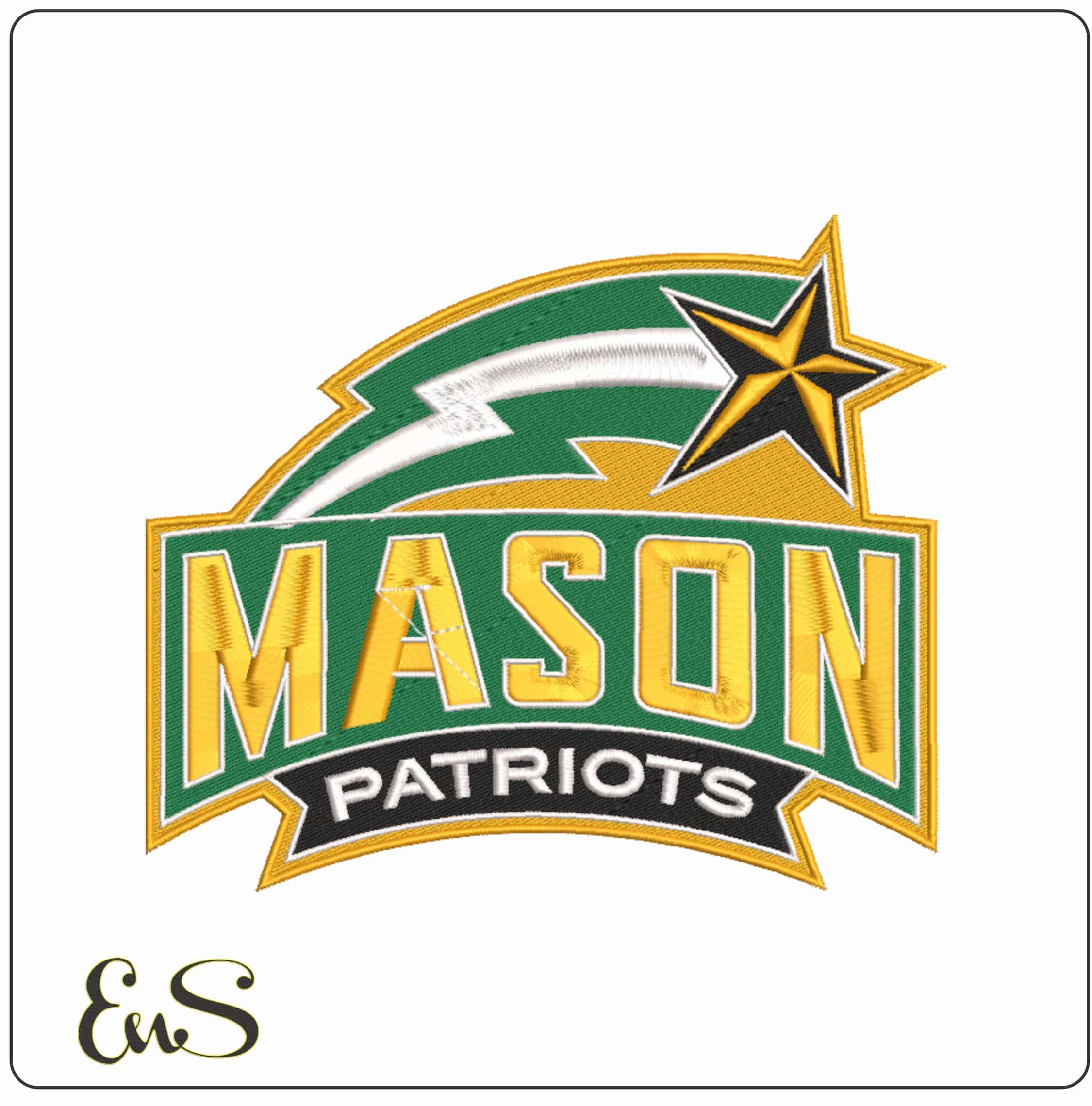 George Mason Patriots 2004 to 2024 George Mason University - Elegant embroidery design file-instant download