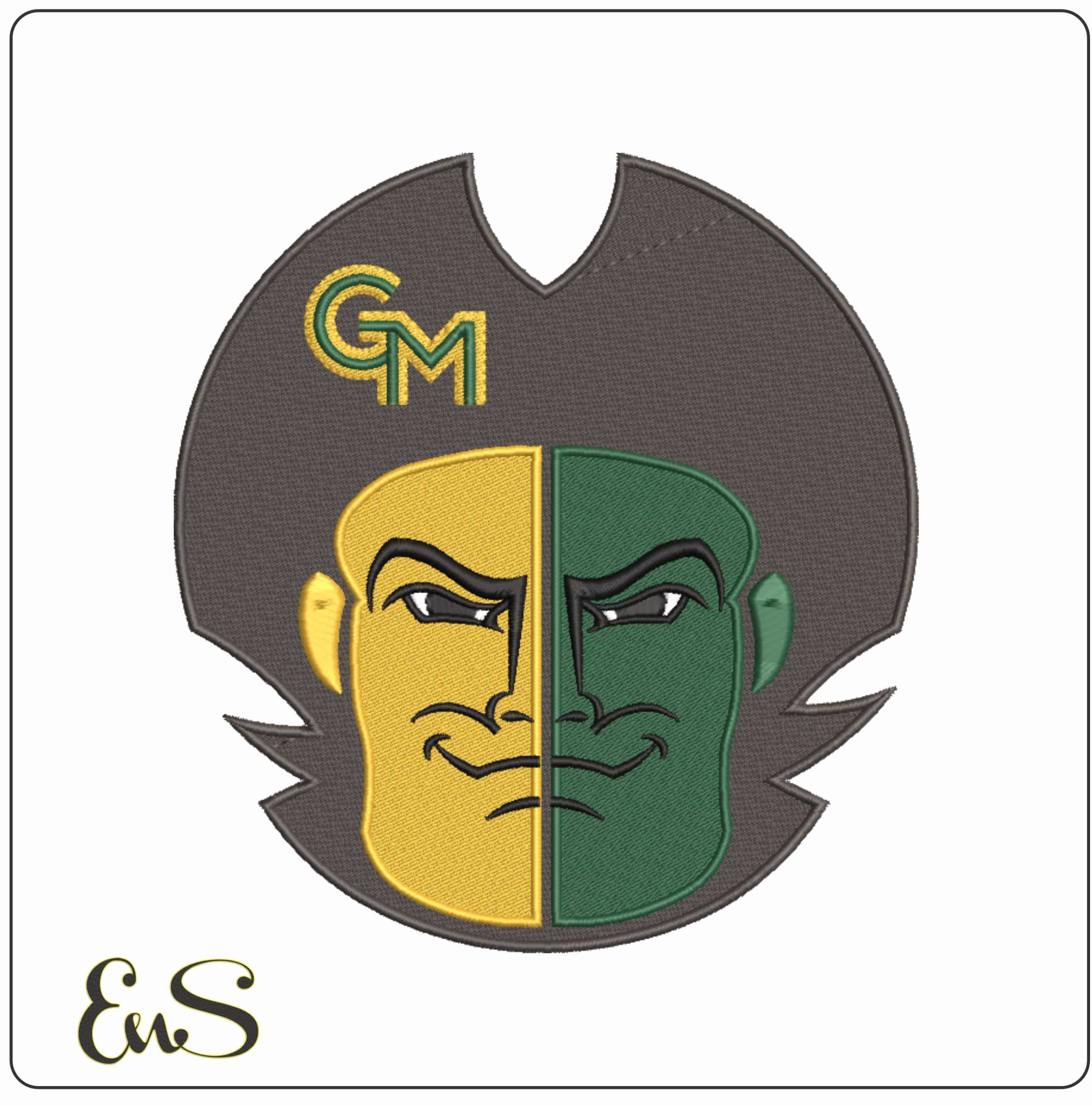 George Mason Patriots Alternative George Mason University - Elegant embroidery design file-instant download