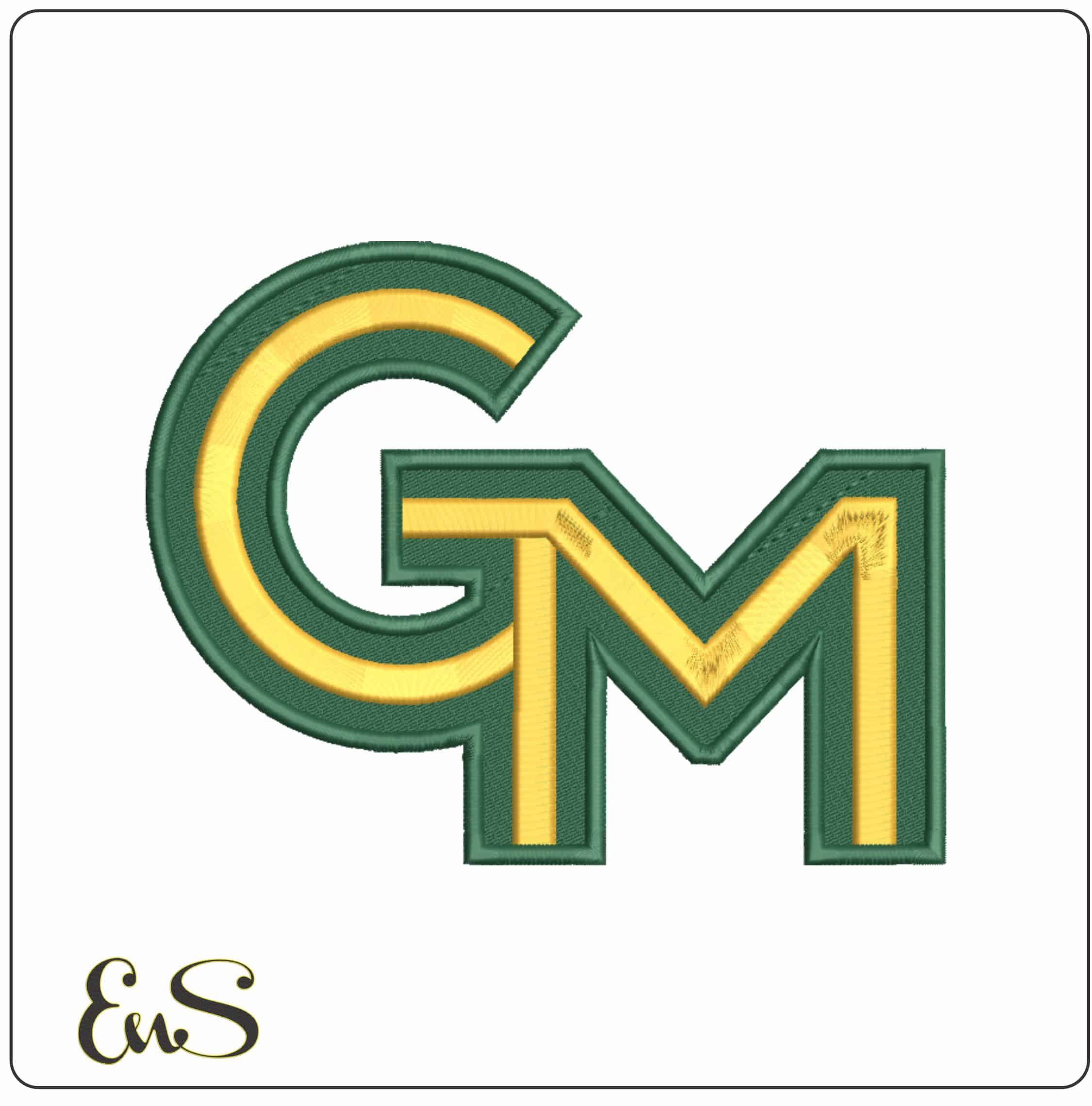 George Mason Patriots Logo 2024 on George Mason University - Elegant embroidery design file-instant download