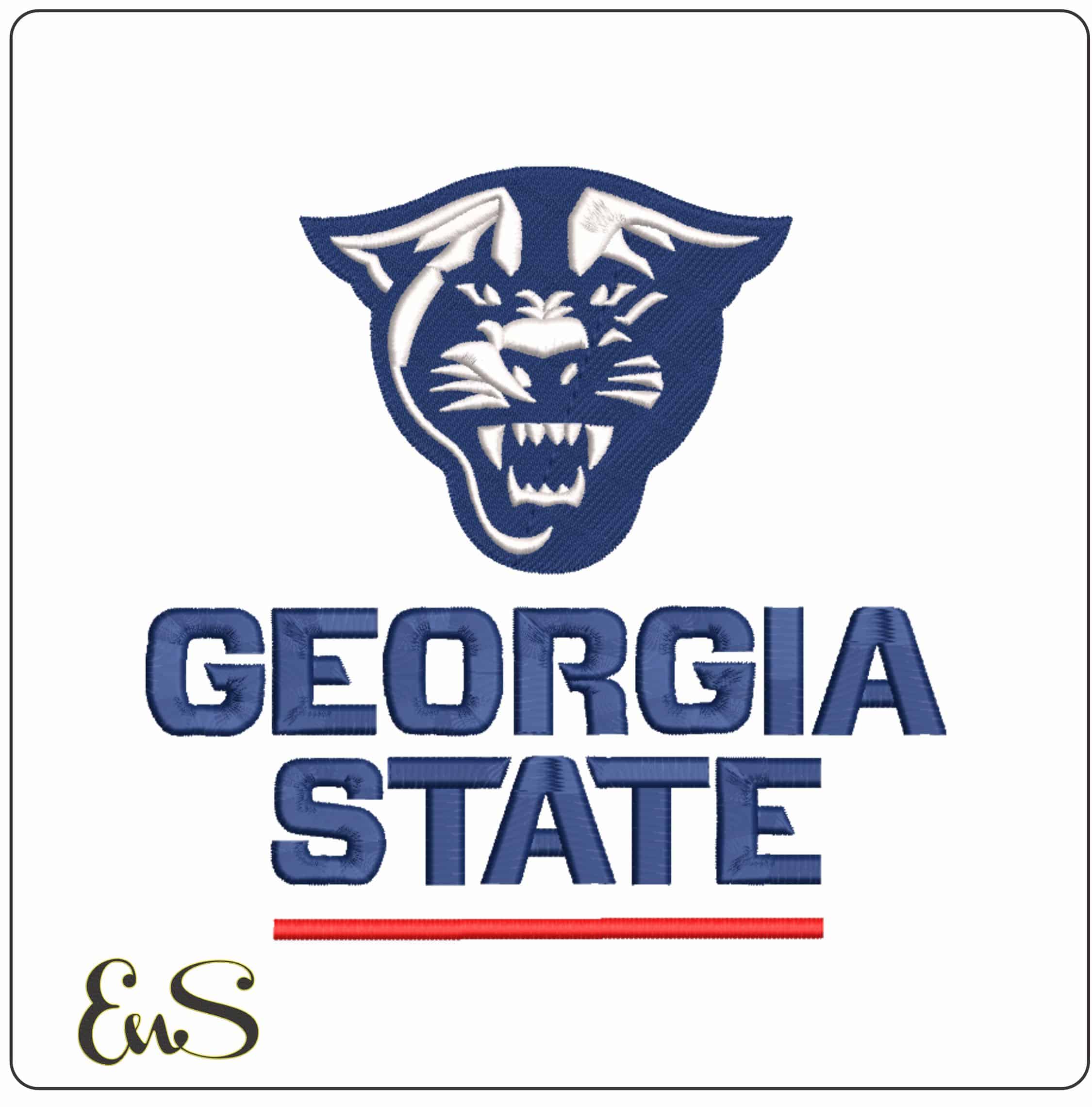 Georgia State Panthers 2015  University - Elegant embroidery design file-instant download