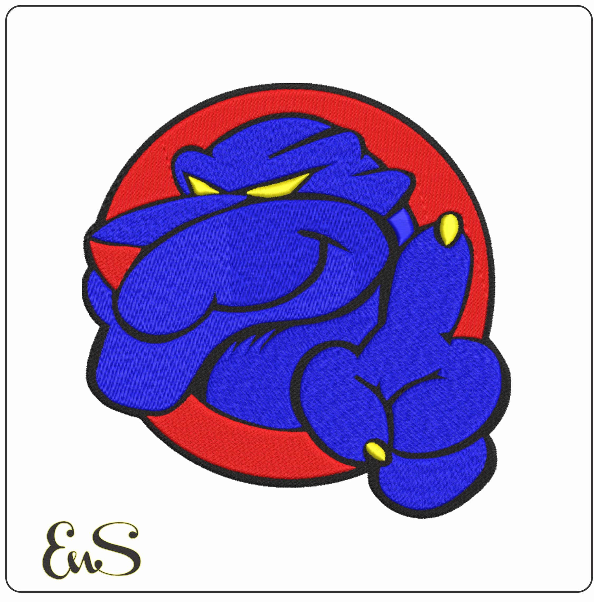 Georgia State Panthers Logo 1994 to 2002  University - Elegant embroidery design file-instant download