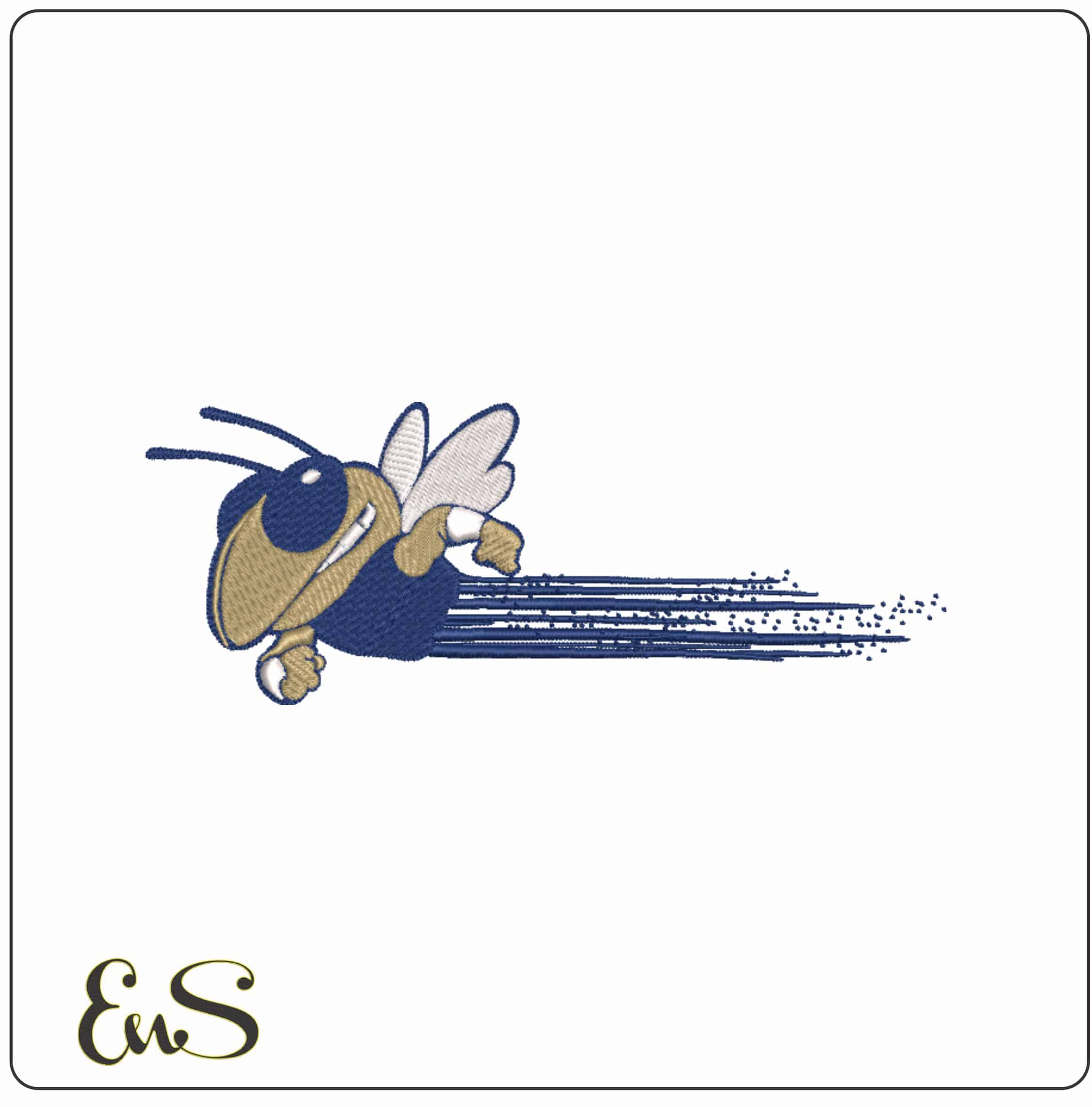 Georgia Tech Yellow Jackets Alternative  Institute Technology - Elegant embroidery design file-instant download