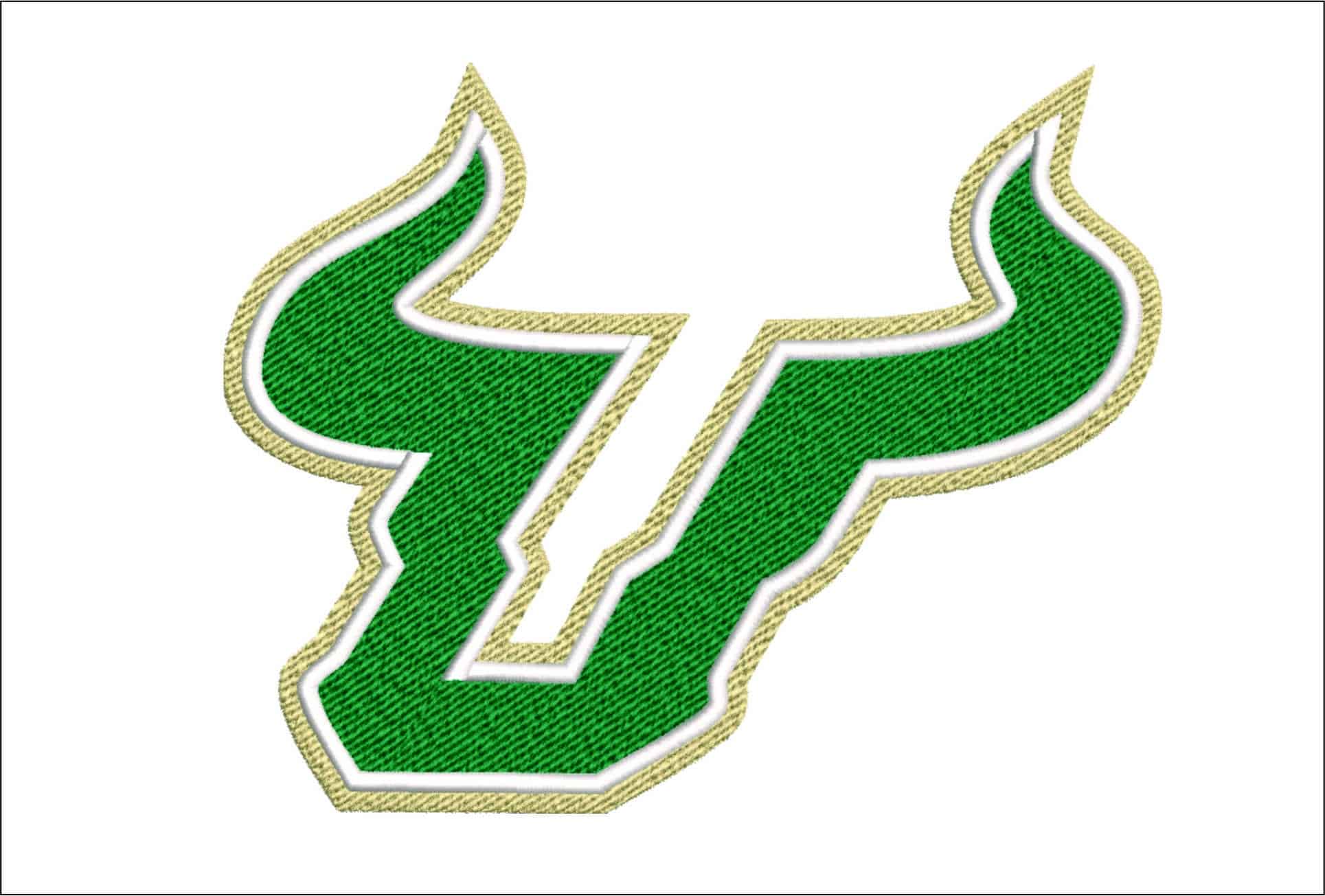 South Florida Bulls embroidery design -South Florida Bulls University men's football embroidery machine pattern embroidery file - instant download