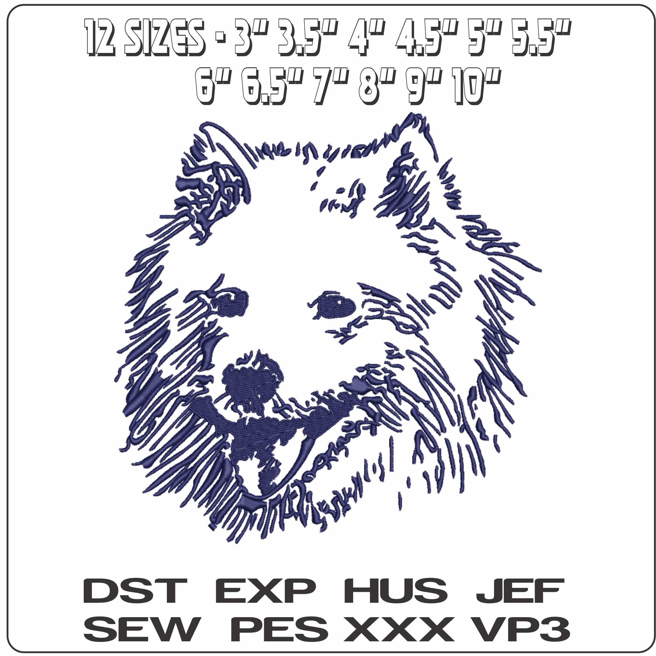 Houston Baptist Huskies 1991 to 2002  University  - Elegant embroidery design file-instant download — view 2