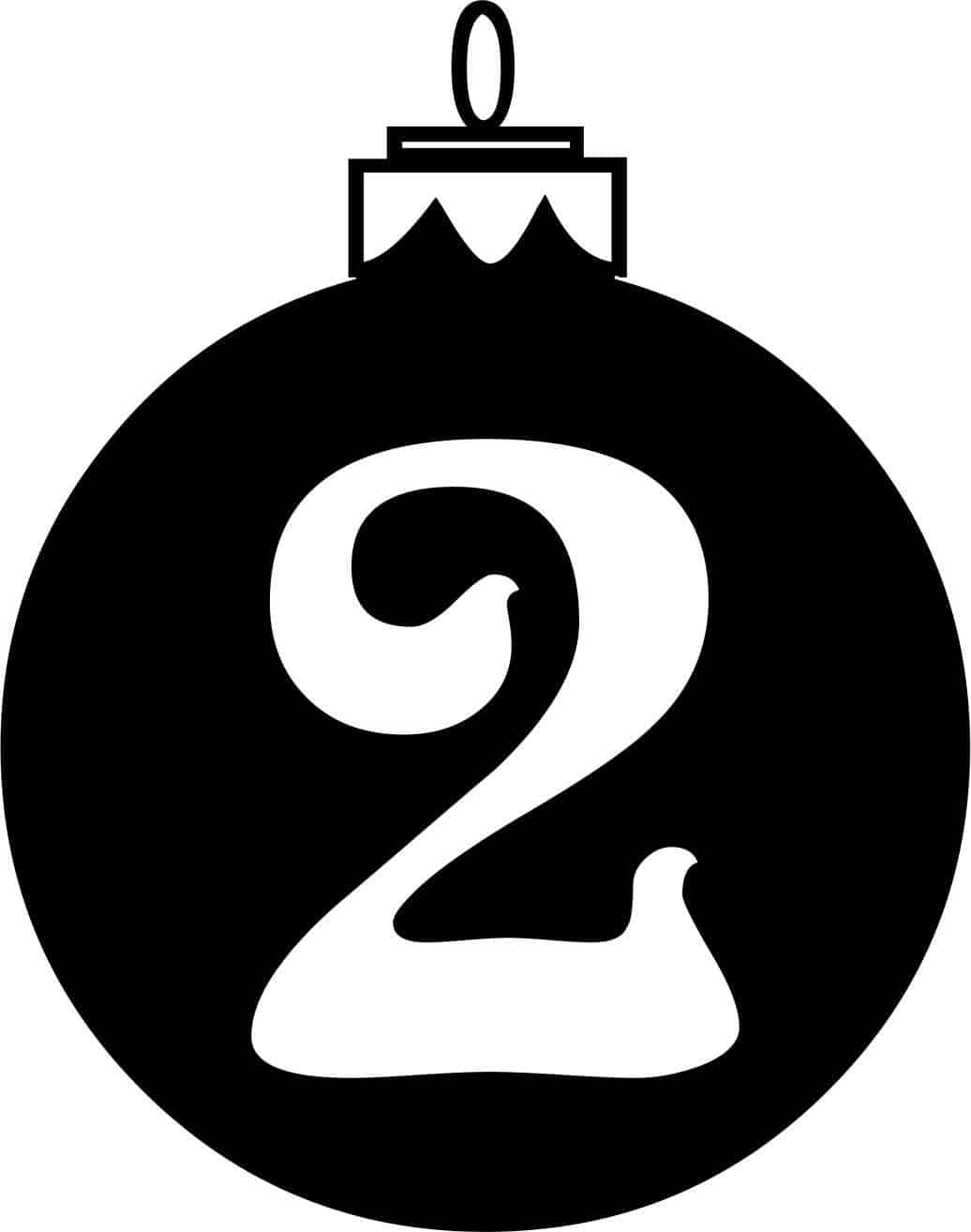 Christmas Advent Calendar - embroidery file - instant download in a frame — view 4