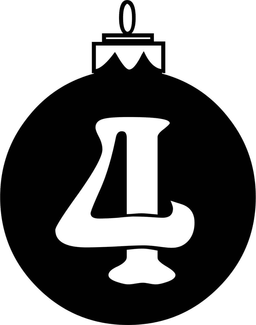 Christmas Advent Calendar - embroidery file - instant download in a frame — view 6