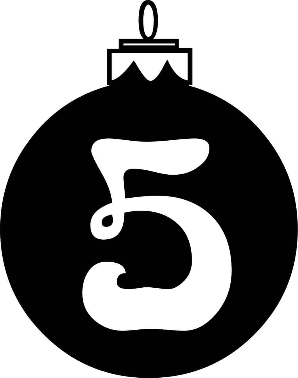 Christmas Advent Calendar - embroidery file - instant download in a frame — view 7