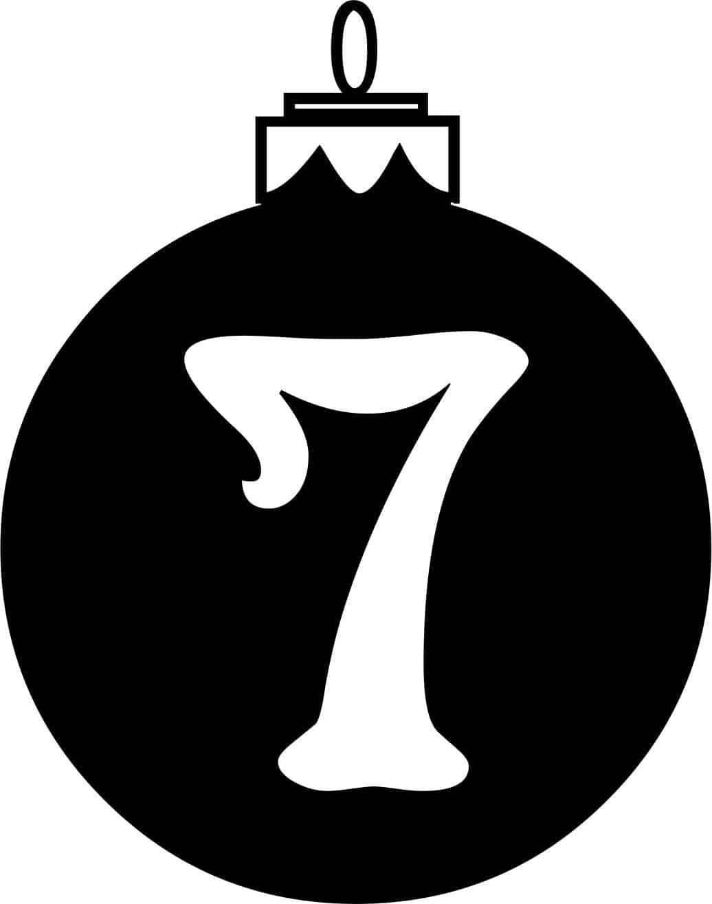 Christmas Advent Calendar - embroidery file - instant download in a frame — view 9