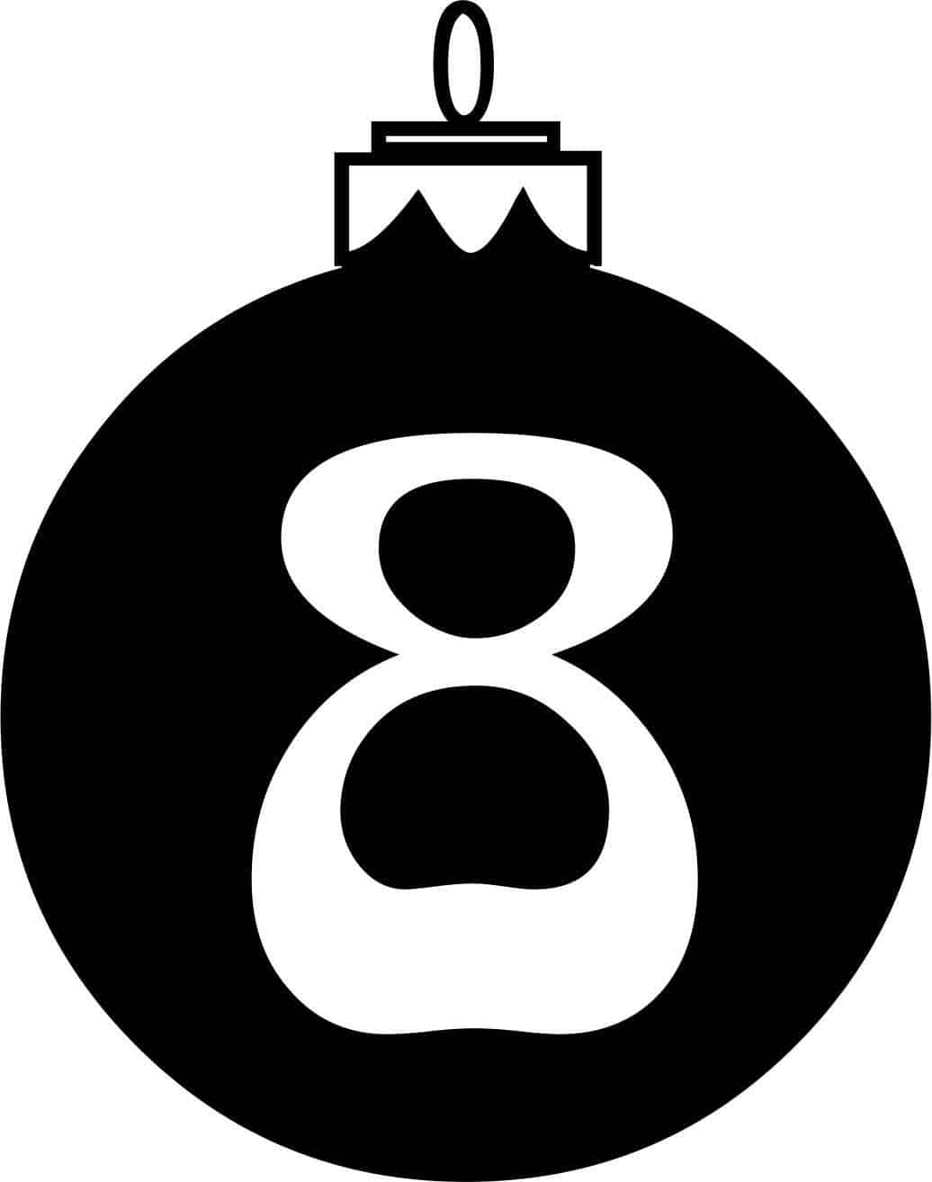 Christmas Advent Calendar - embroidery file - instant download in a frame — view 10