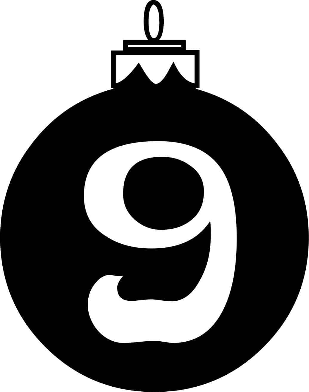 Christmas Advent Calendar - embroidery file - instant download in a frame — view 11