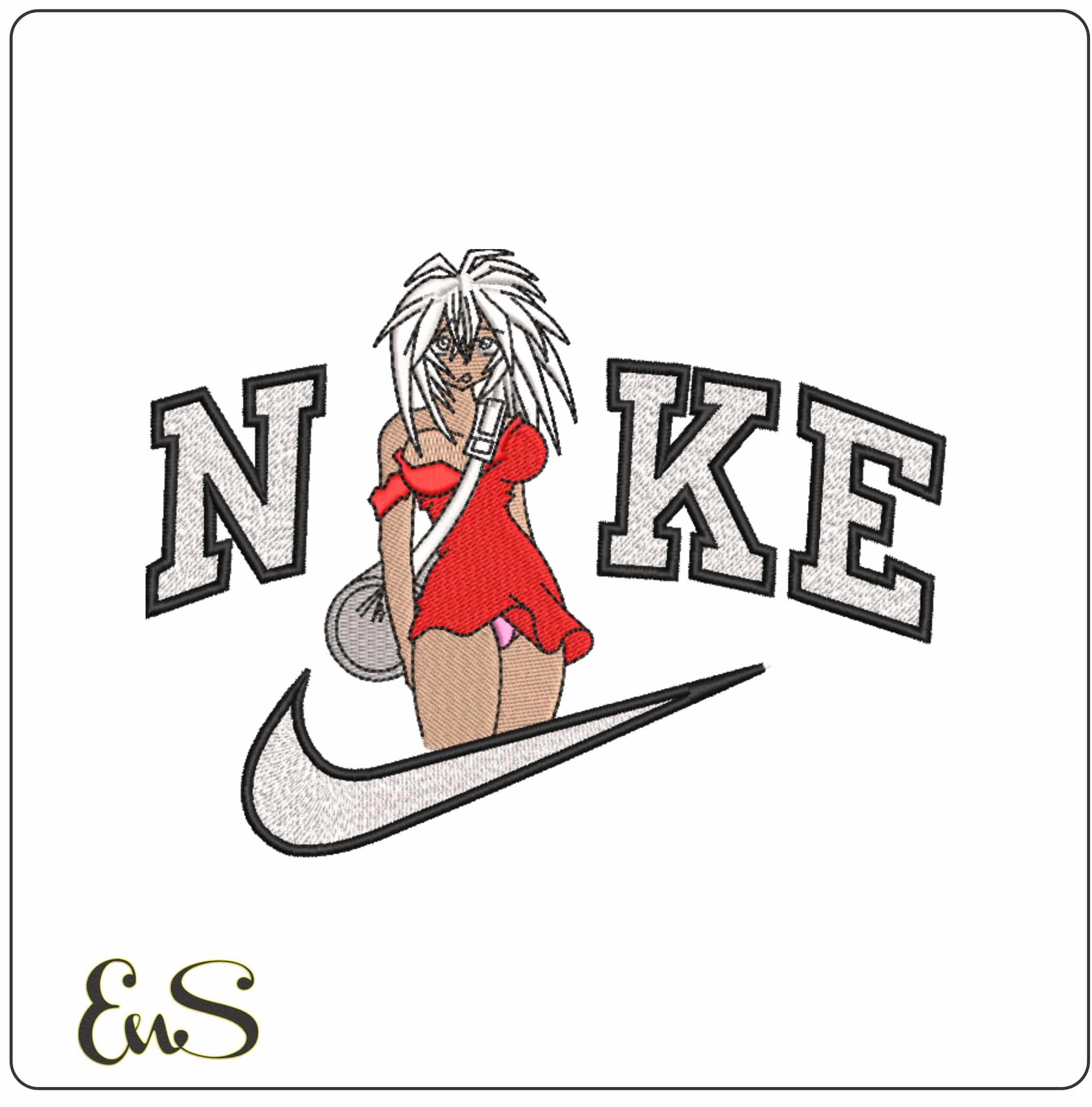 Nike Aisha Clan Clan Outlaw Clan Anime  - Elegant embroidery design file-instant download
