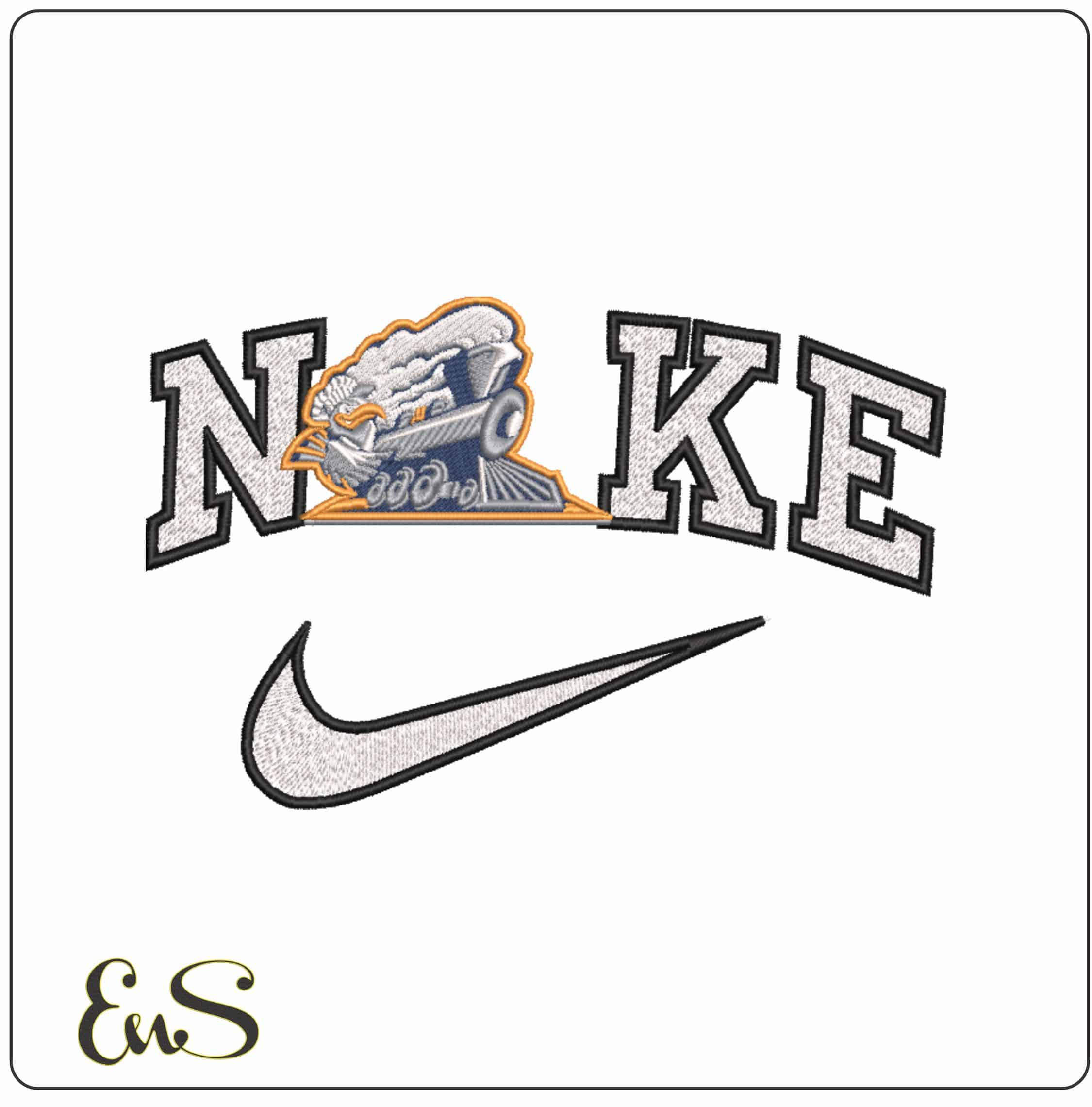 Nike Chattanooga Mocs 1997 to 2007 University Tennessee   - Elegant embroidery design file-instant download