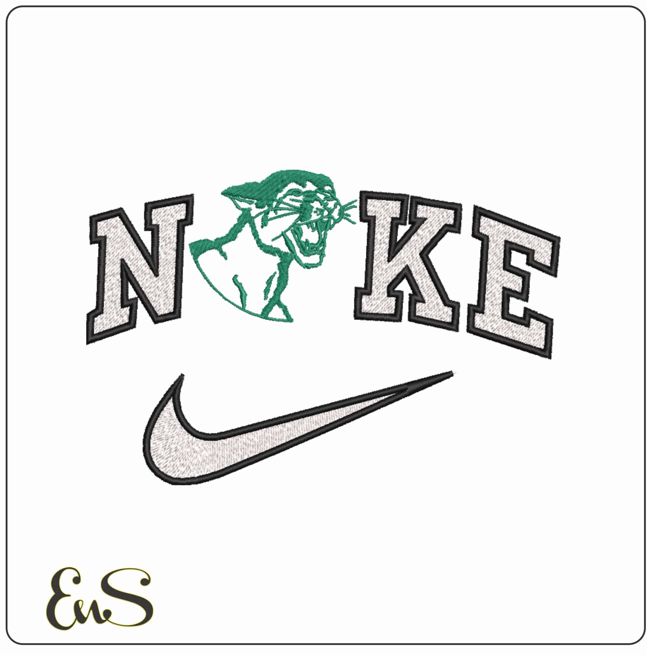 Nike Chicago State Cougars Secondary Chicago State University   - Elegant embroidery design file-instant download