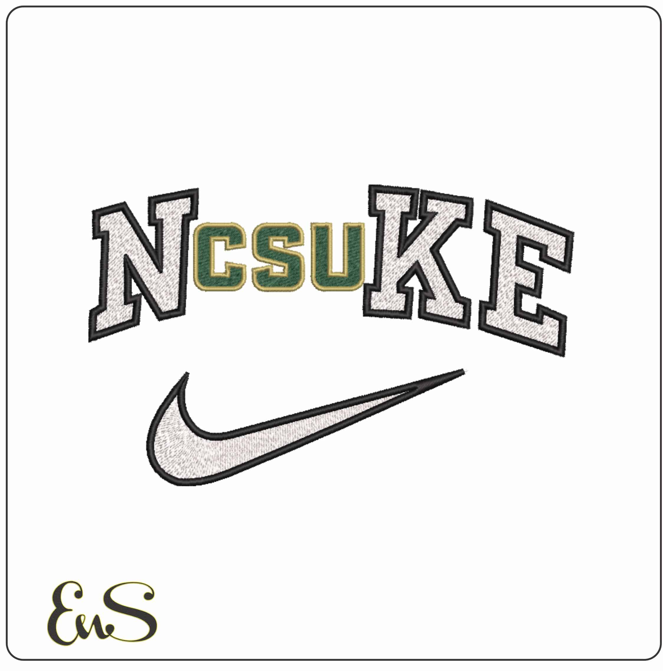Nike Colorado State Rams Alternative  University College   - Elegant embroidery design file-instant download