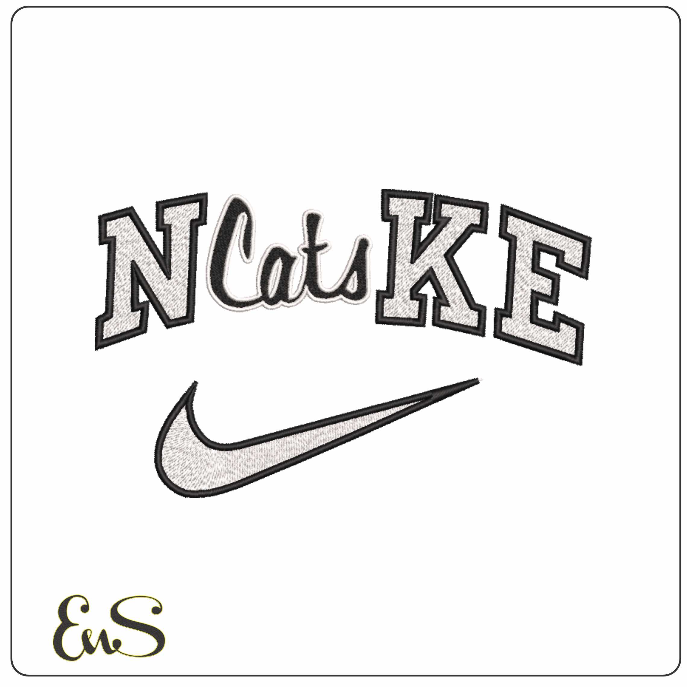 Nike Davidson Wildcats Helmet Davidson College    - Elegant embroidery design file-instant download