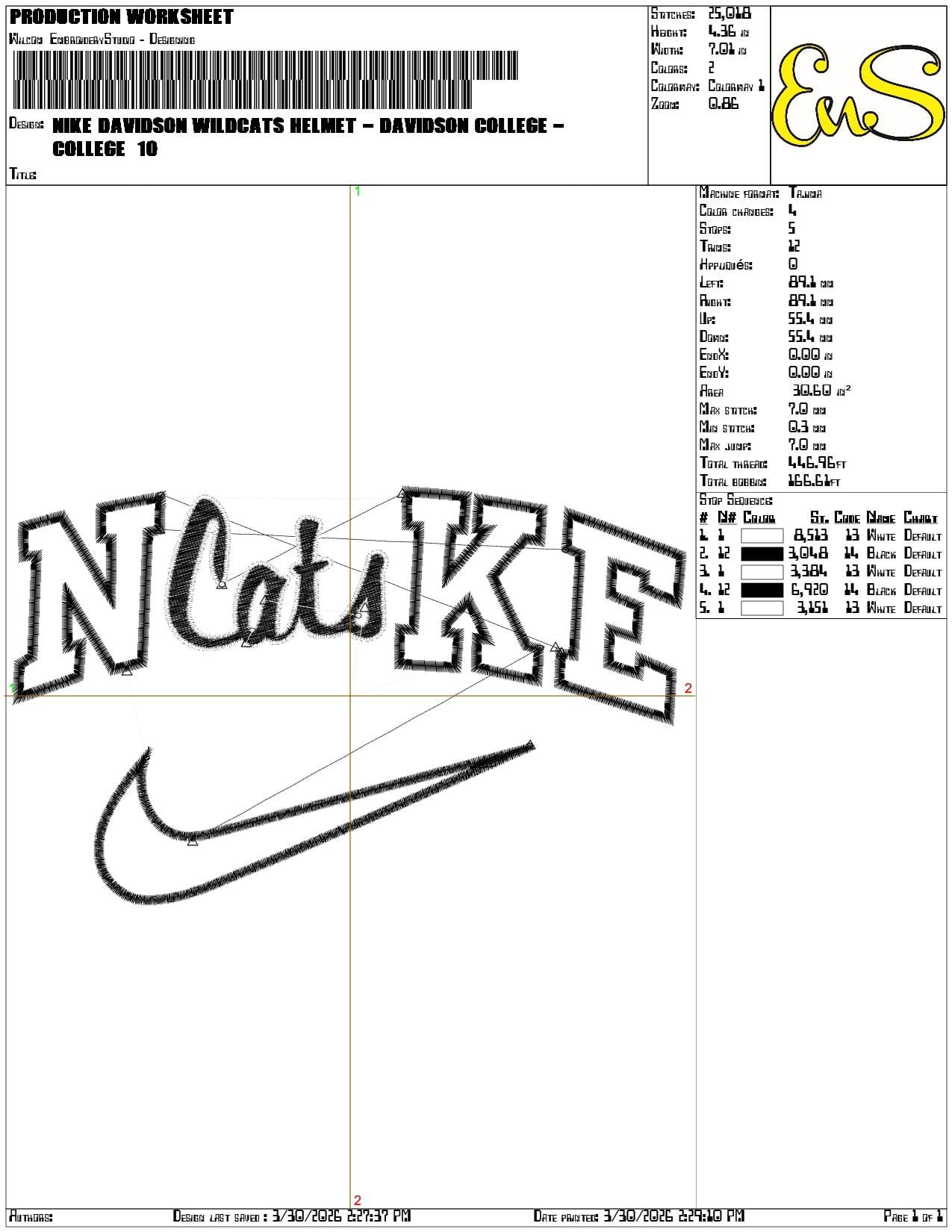 Nike Davidson Wildcats Helmet Davidson College    - Elegant embroidery design file-instant download — view 3